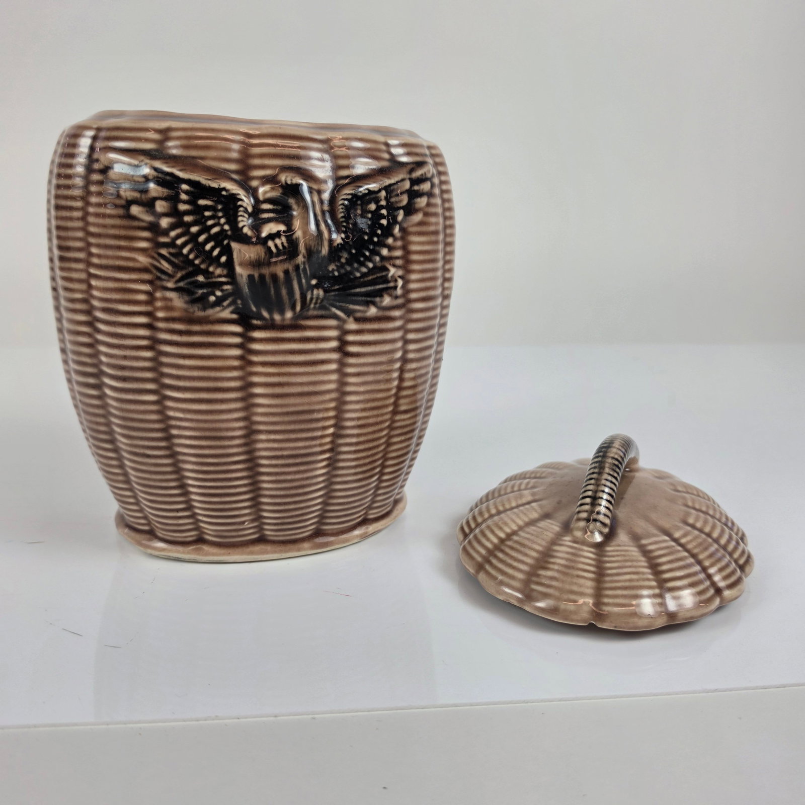 McCoy Ceramic American Eagle Cookie Jar - 4
