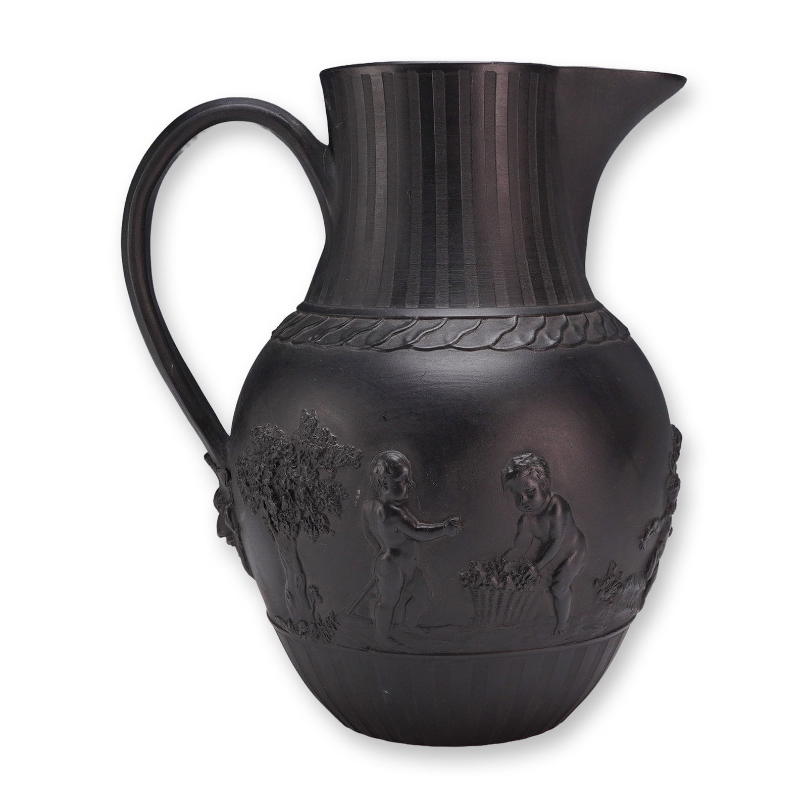 Wedgwood Black Basalt Pitcher (1 of 3)