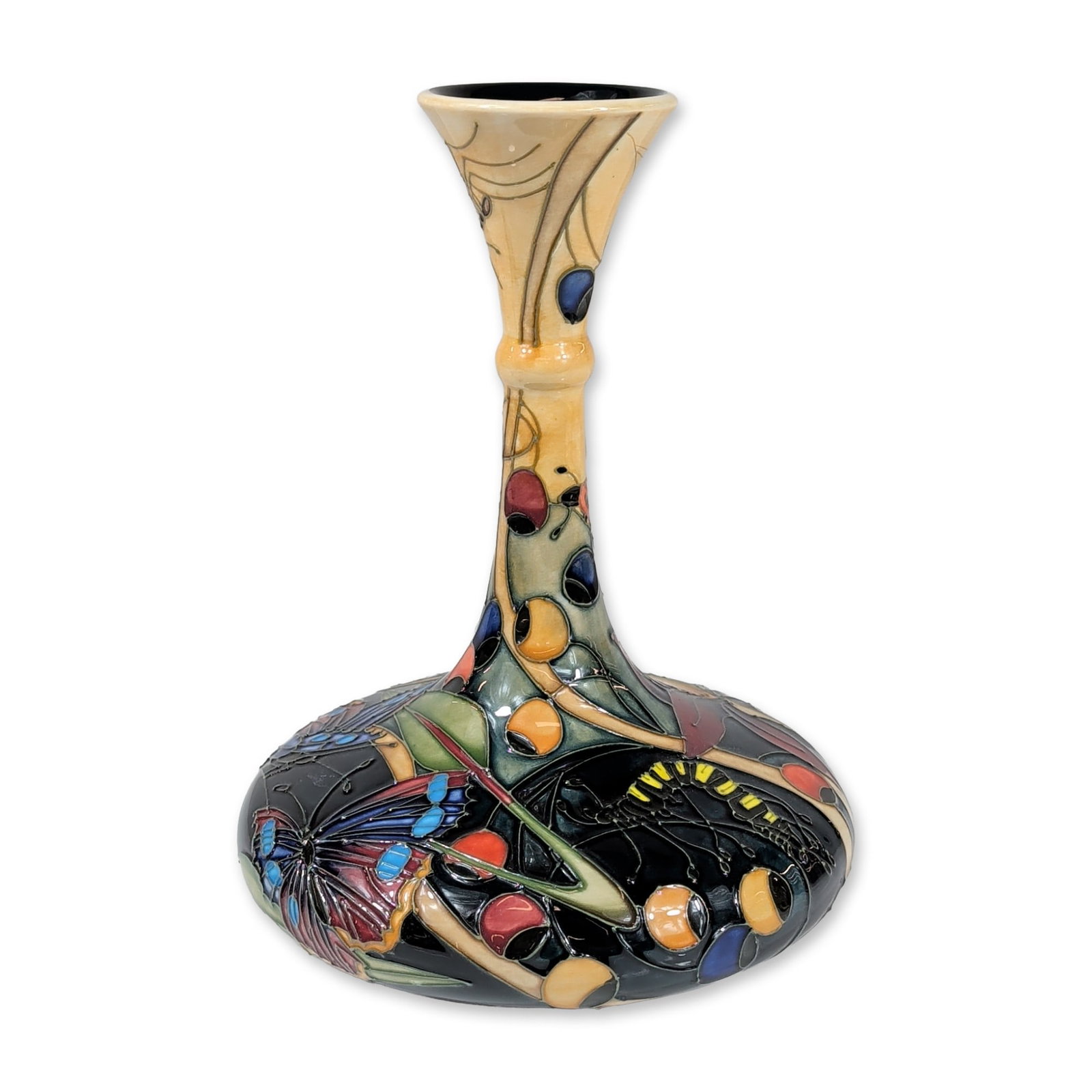 Moorcroft Emma Bossons Hartgring Pattern Decanter Vase (1 of 5)