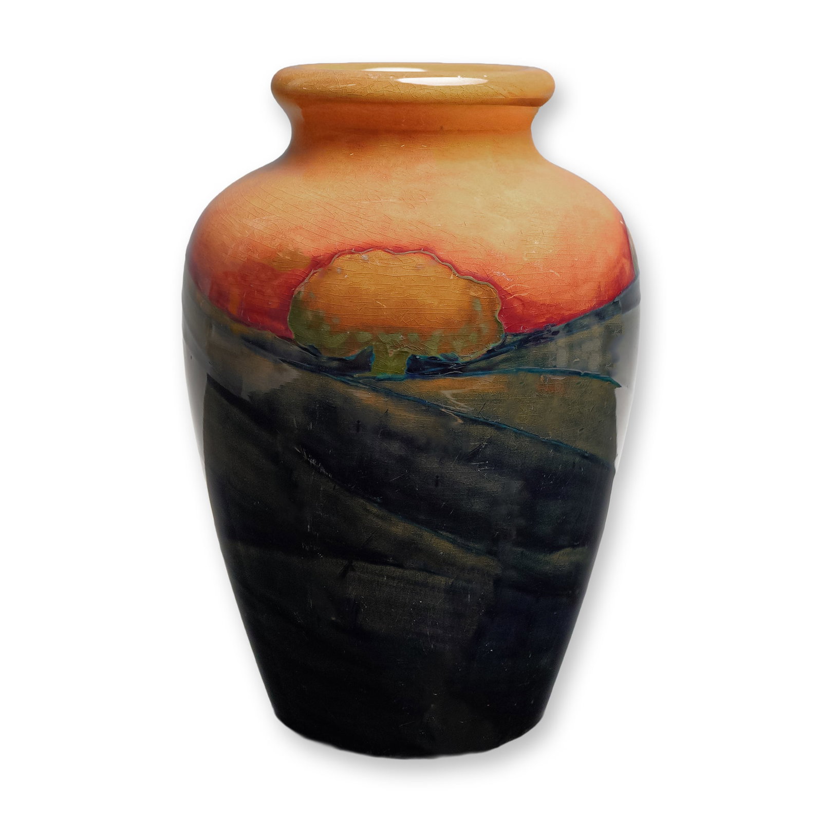 Moorcroft Pottery Flambe Vase, Eventide (1 of 5)