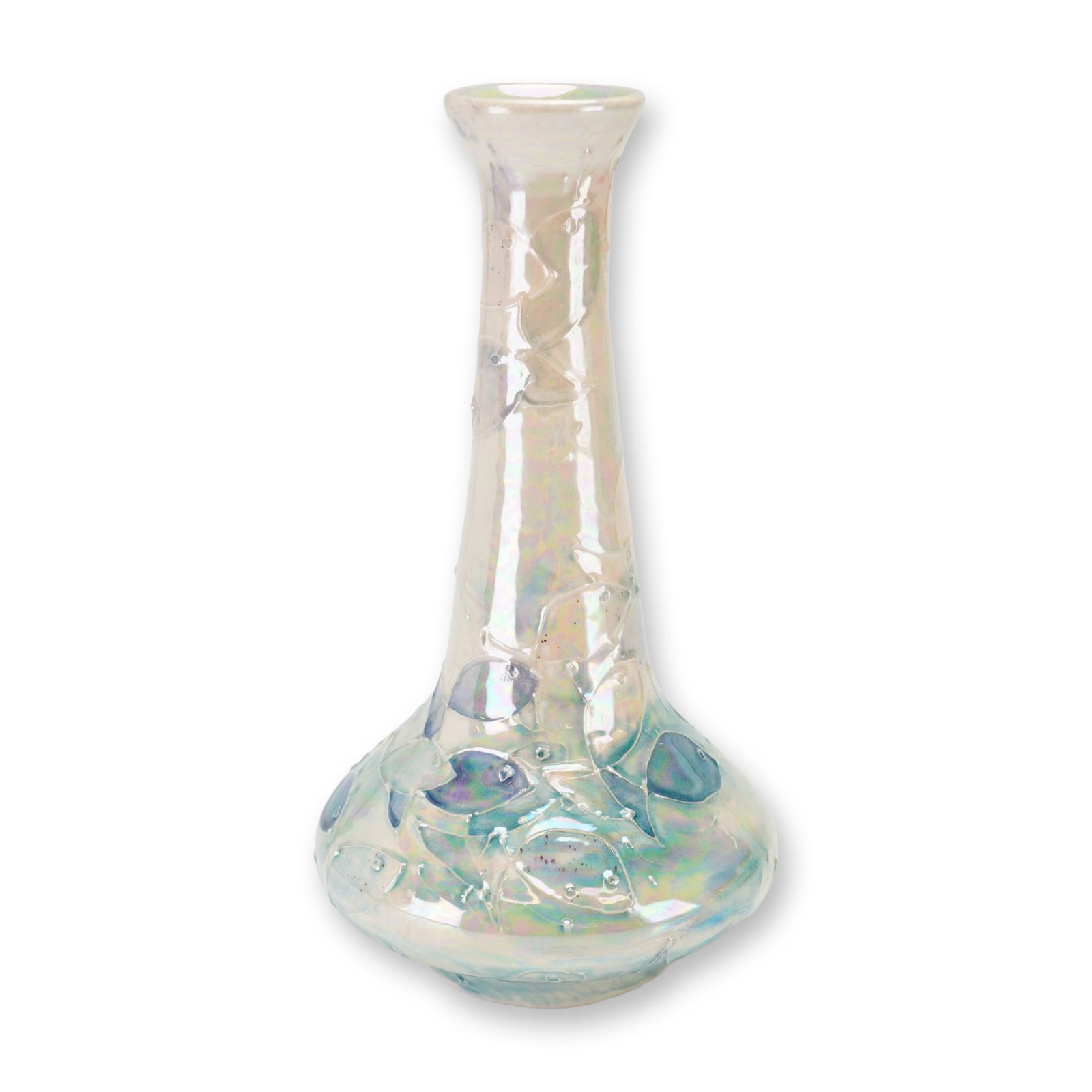Lise B. Moorcroft Lustre Pottery Seascape Fish Scene Vase (1 of 3)