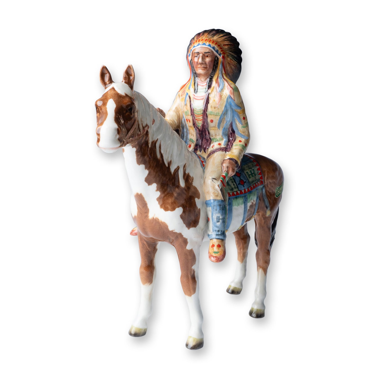 Beswick Horse Figurine, Mounted Indian 1391 (1 of 8)