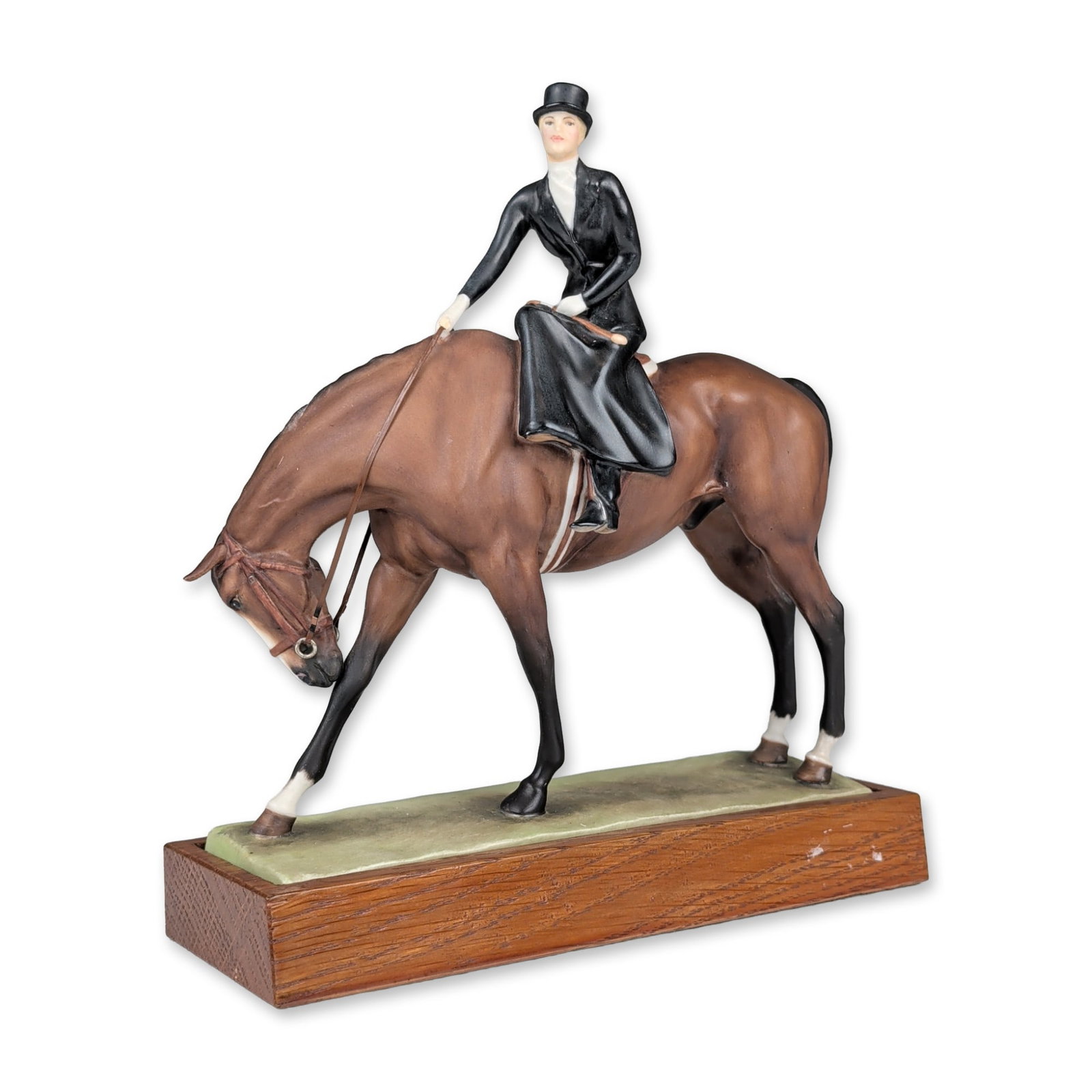 Royal Worcester by Doris Lindner Bone China Figurine with Base, At The Meet 3114 (1 of 4)