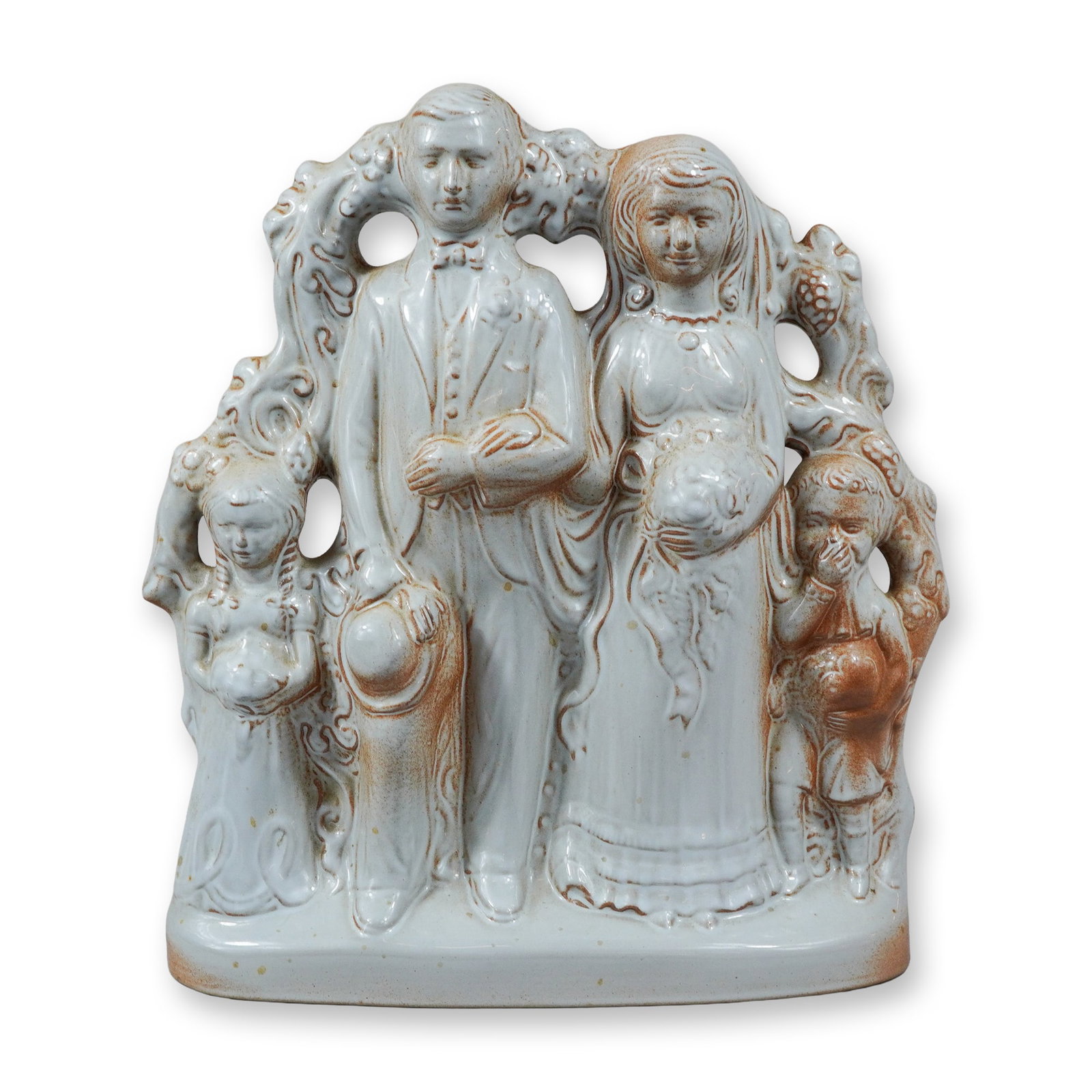 Arnold Machin for Wedgwood Queen's Ware The Bridal Group Figural Group (1 of 3)