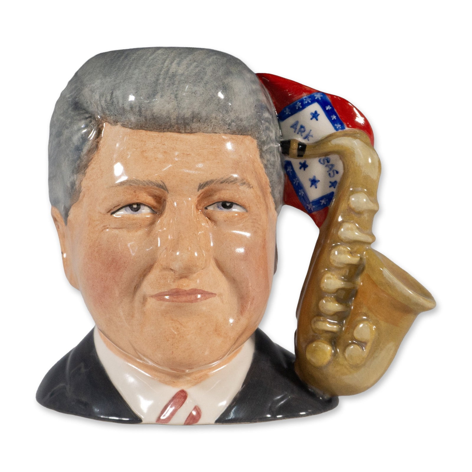 Royal Doulton Prototype Small Character Jug, Bill Clinton (1 of 3)