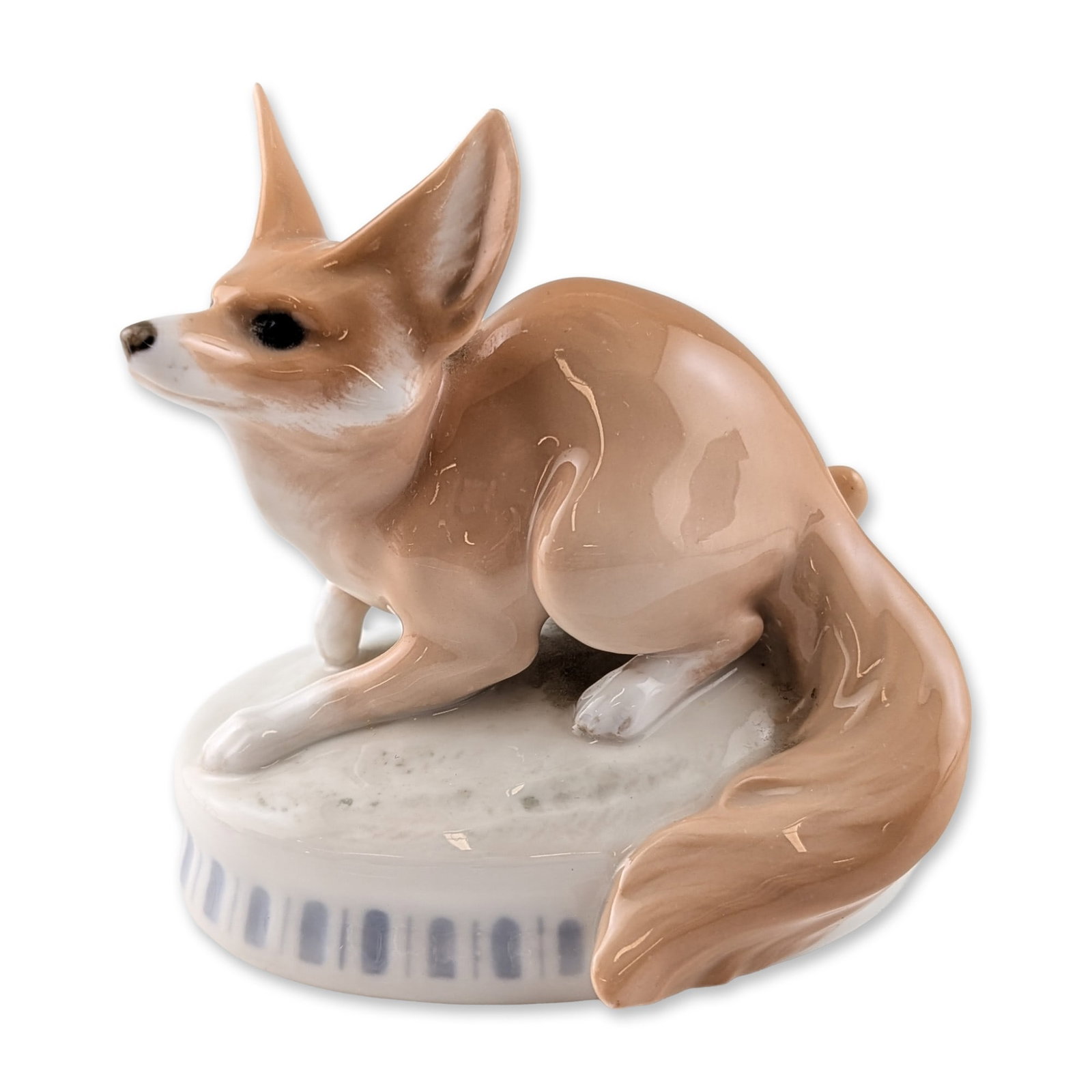 Royal Copenhagen Porcelain Fox on Small Base Figurine (1 of 3)