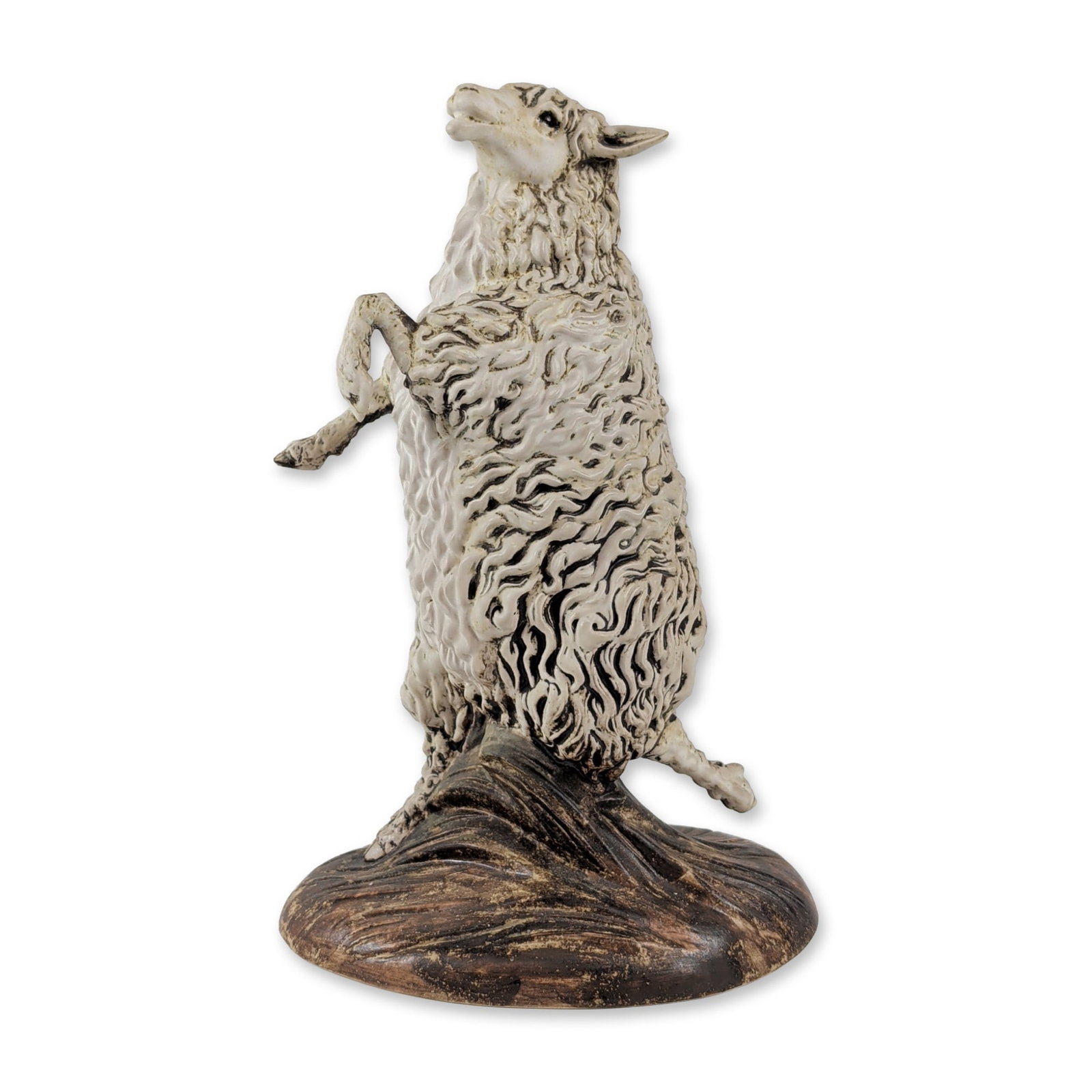 Cobridge Stoneware Figurine, Poser Sheep (1 of 5)