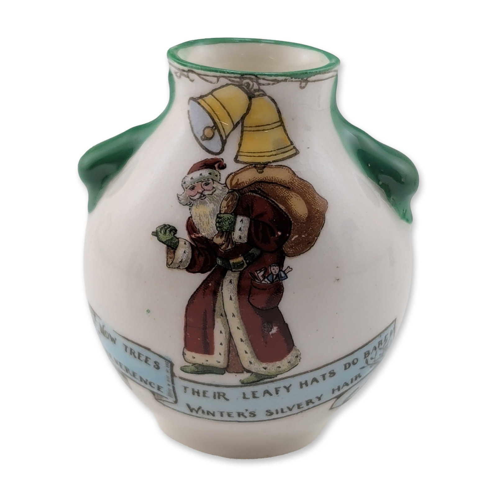 Royal Doulton Christmas Series Ware Miniature Two-Handled Vase (1 of 4)