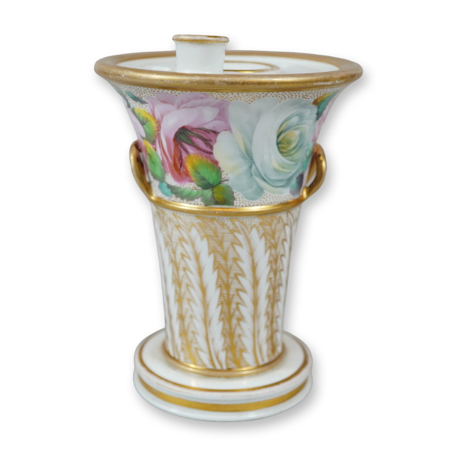Wedgwood Early 19th Century Floral Porcelain Quill Stand (1 of 3)