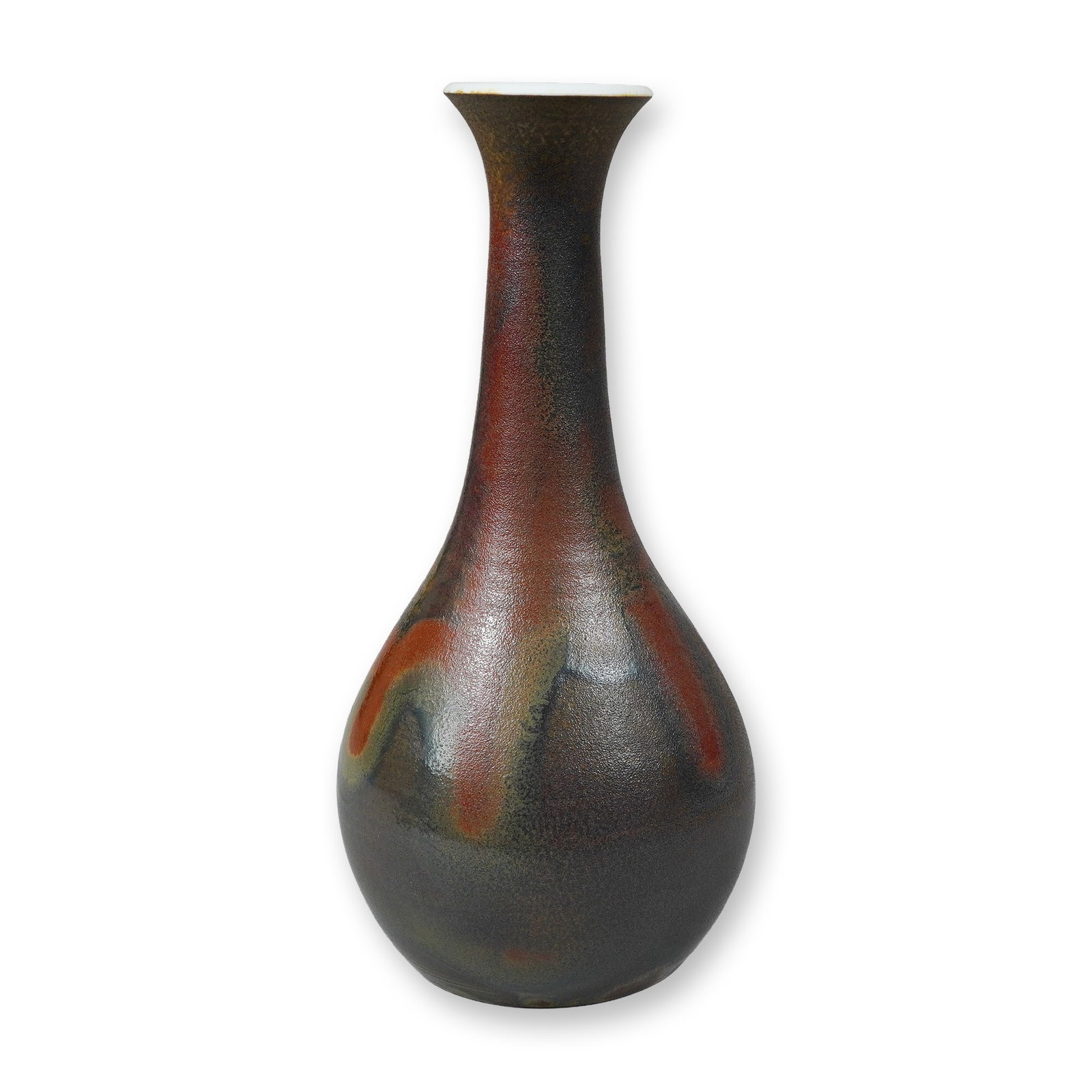 Wedgwood Bone China Flambe Transmutation Glaze Bottle Vase (1 of 3)