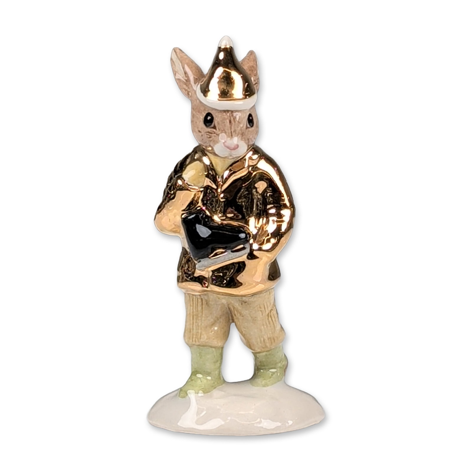 Royal Doulton Gold Boy Skater Figurine DB152 (1 of 3)