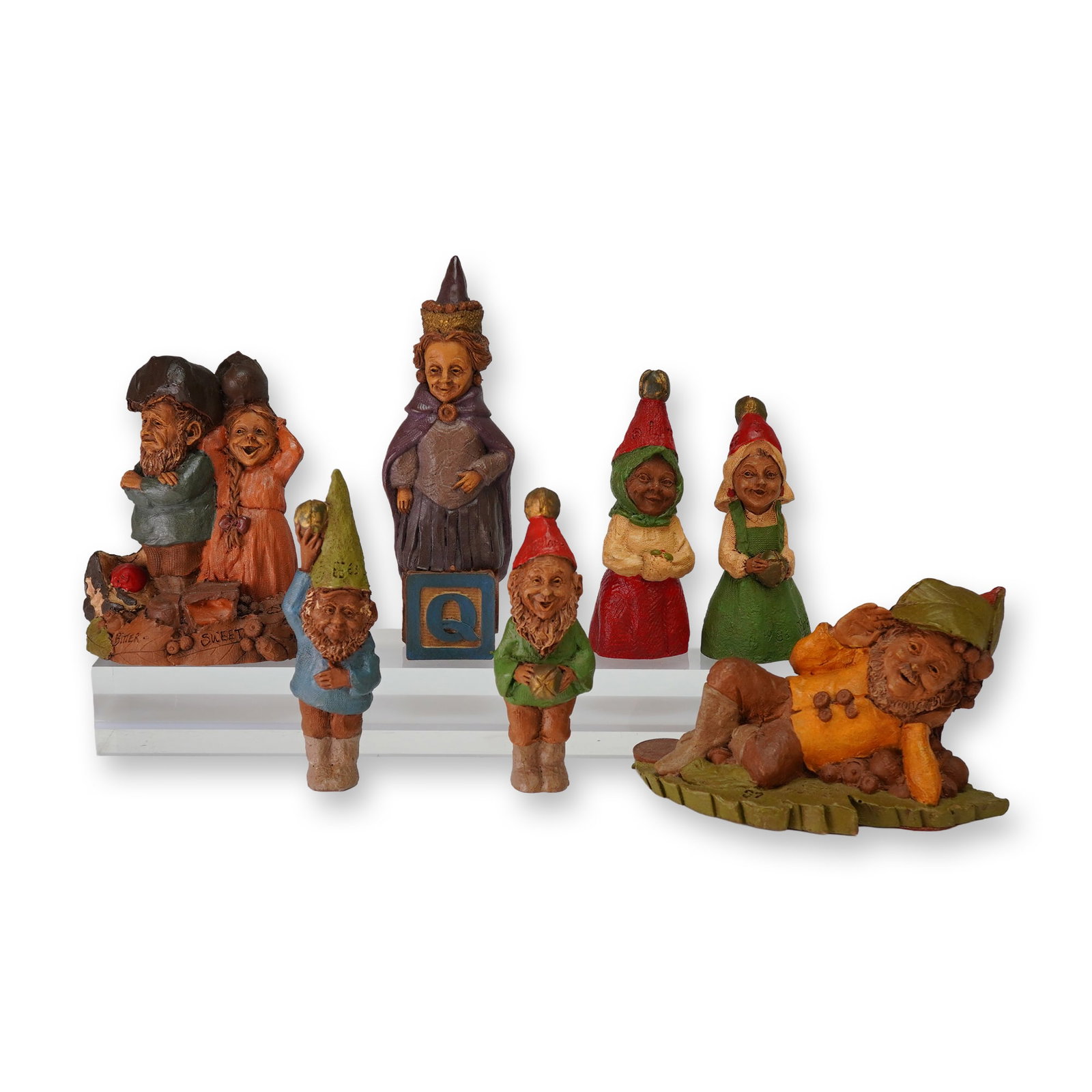7pc Tom Clark Cairn Studio Limited Edition Gnome Figurines (1 of 4)
