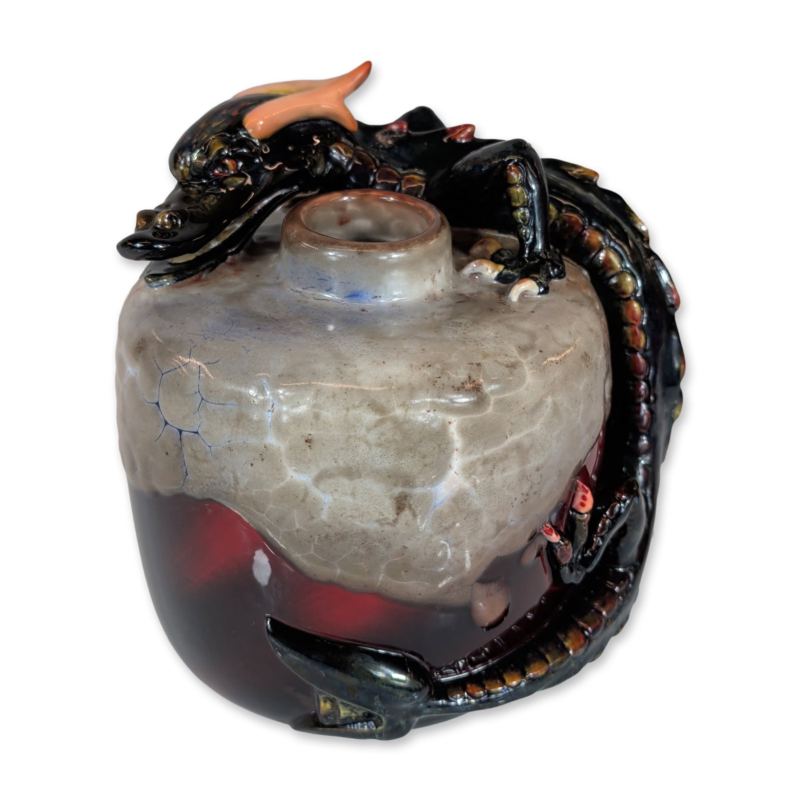 Royal Doulton Chang Ware Dragon Vase (1 of 3)