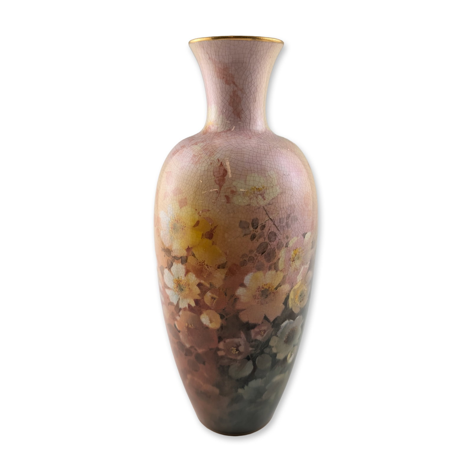 Doulton Burslem English Luscian Ware Hancock Vase, Signed (1 of 4)