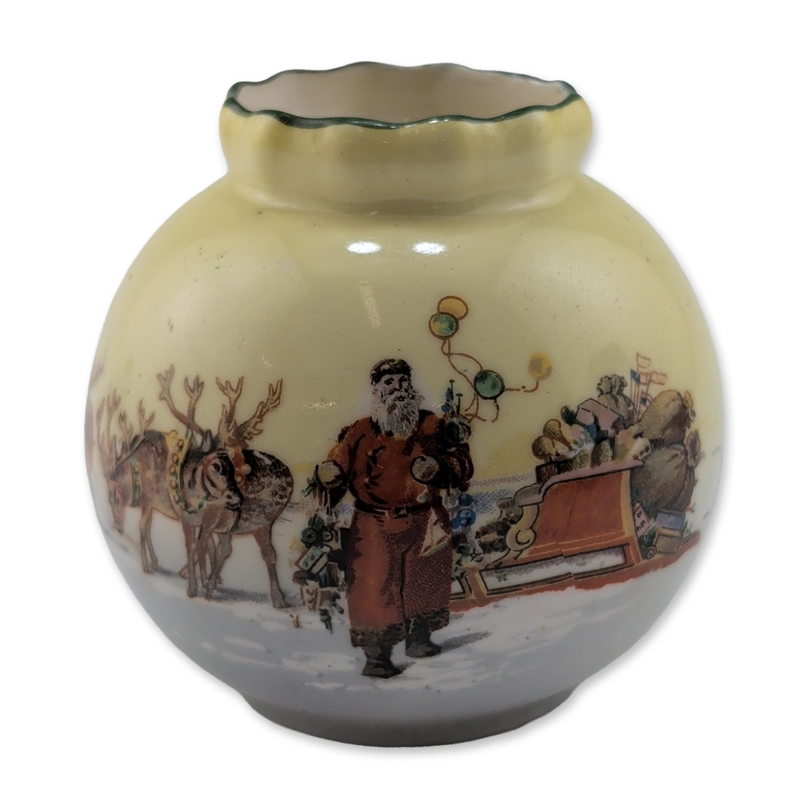 Royal Doulton Santa Claus Series Ware Miniature Vase, E5108 (1 of 4)