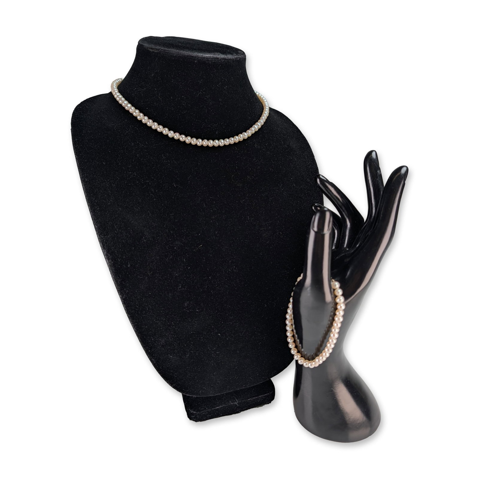 14K Gold and Pearl Jewelry Set (1 of 5)