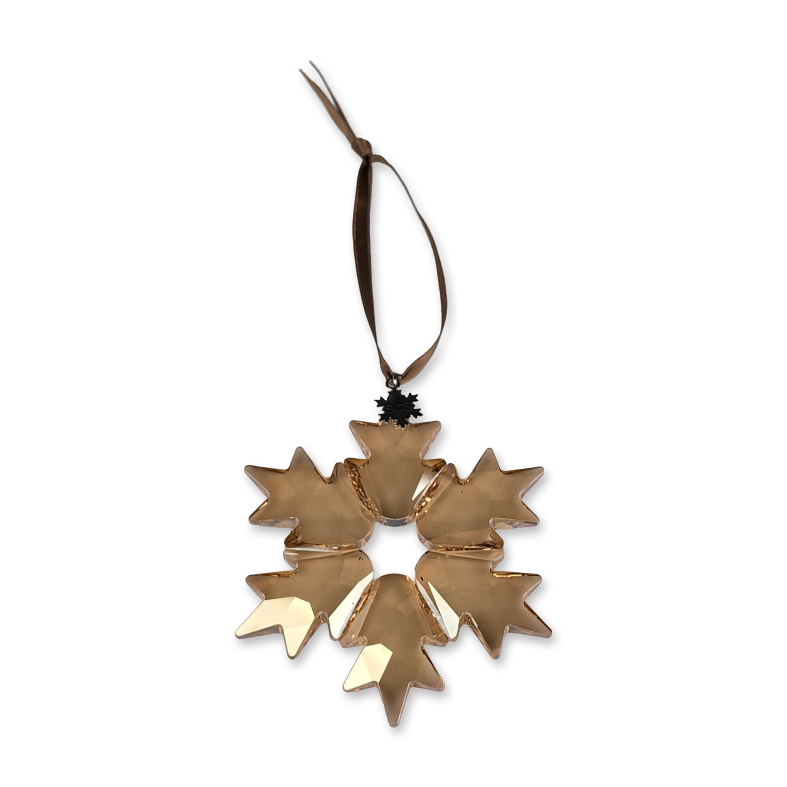 Swarovski 2018 SCS Golden Shadow Large Crystal Star Ornament (1 of 3)