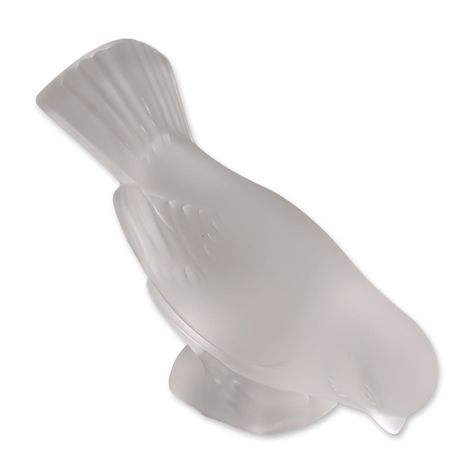 Lalique French Crystal Sparrow Figurine (1 of 4)
