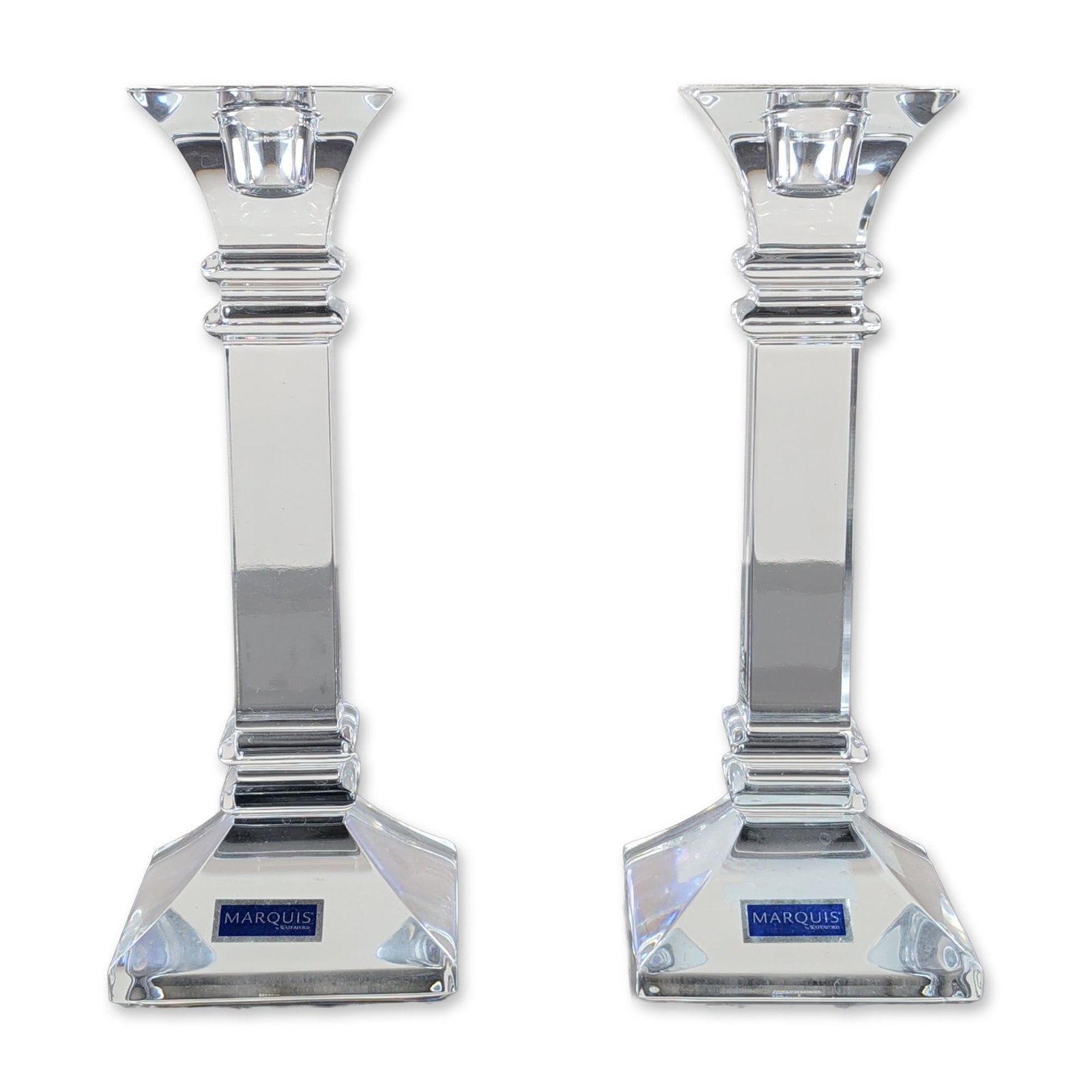 Pair of Marquis by Waterford Treviso Crystal Candlesticks (1 of 5)