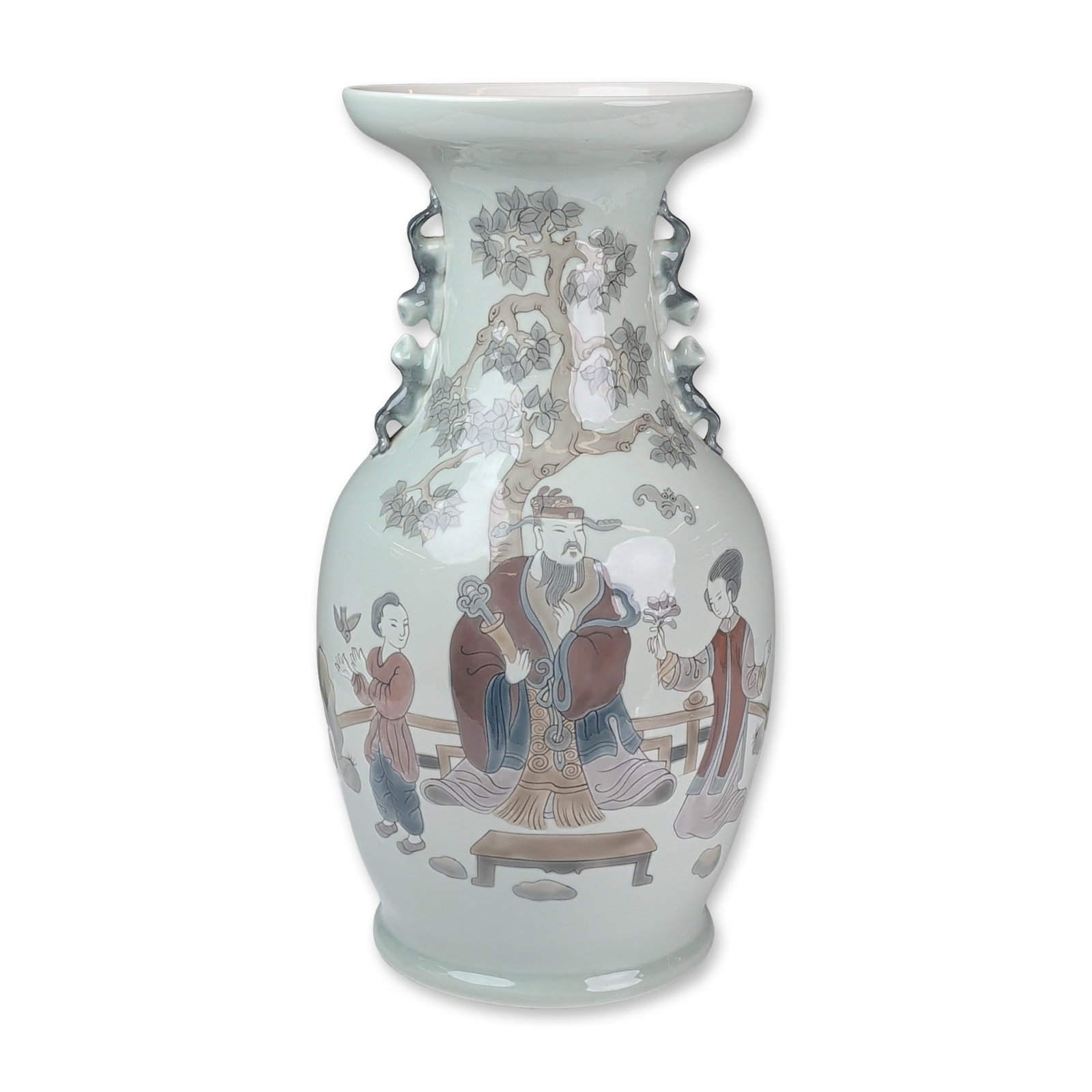 Lladro Glazed Porcelain Vase, Mandarin 01004846 (1 of 7)