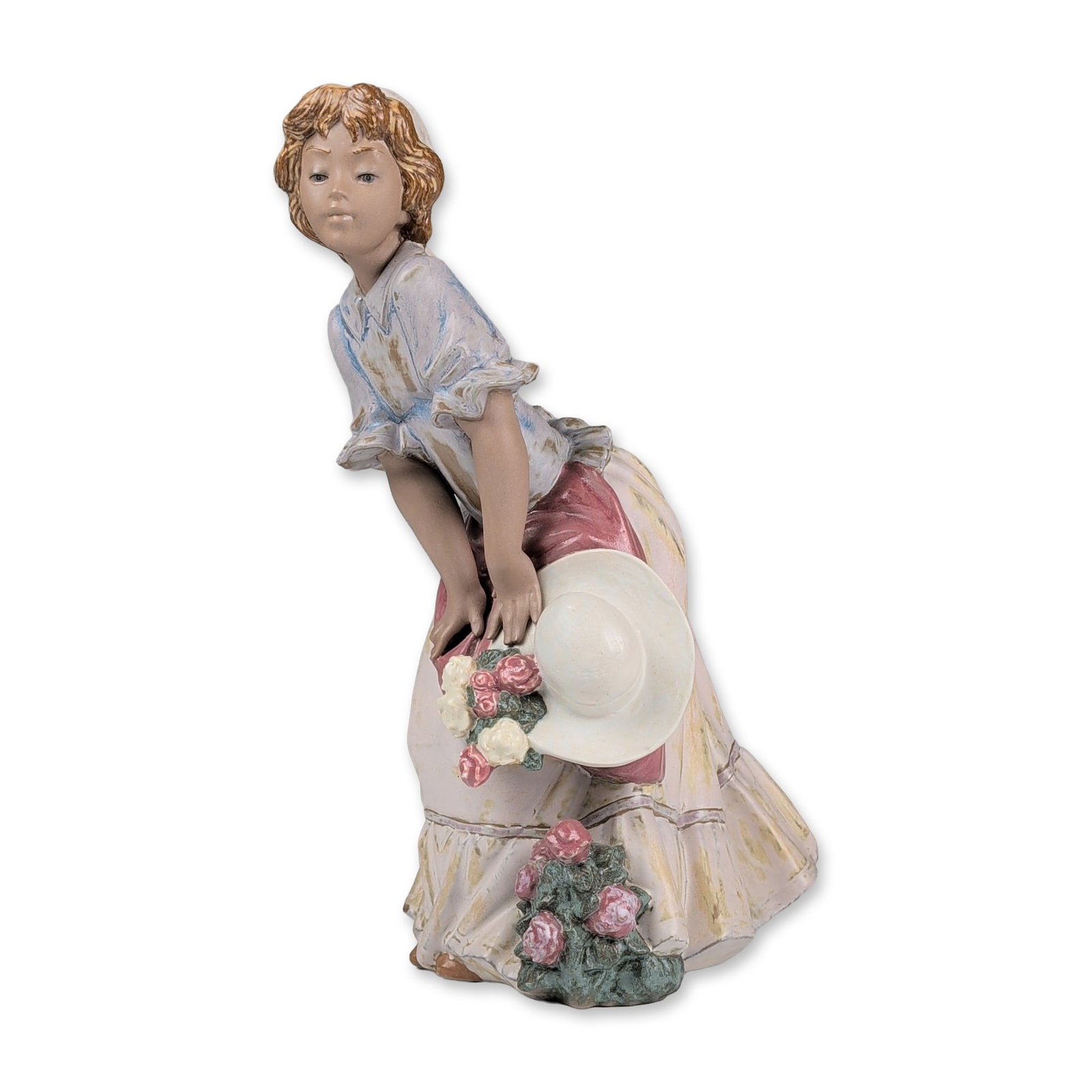 Lladro Gres Porcelain Figurine, Maiden 01013506 (1 of 4)