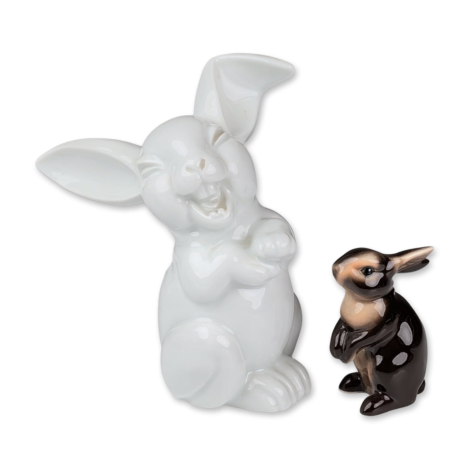 Two Rosenthal and Goebel Porcelain Rabbits (1 of 5)