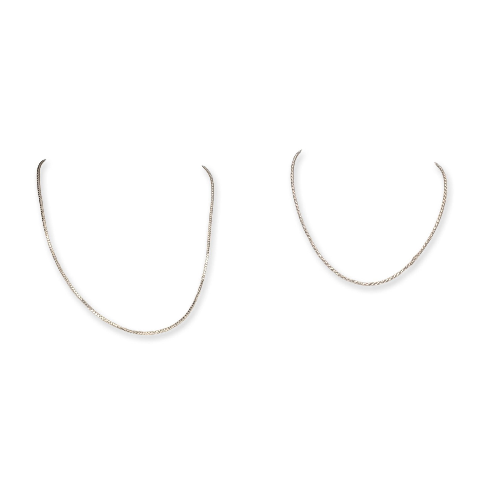 2pc Sterling Silver Chains (1 of 3)