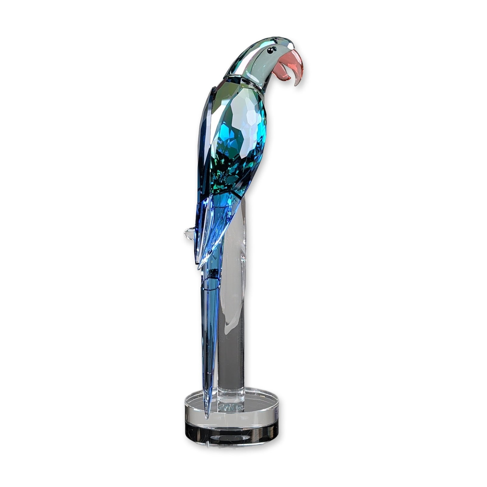 Swarovski Crystal Jungle Beats Figurine, Green Macaw Banjo (1 of 4)