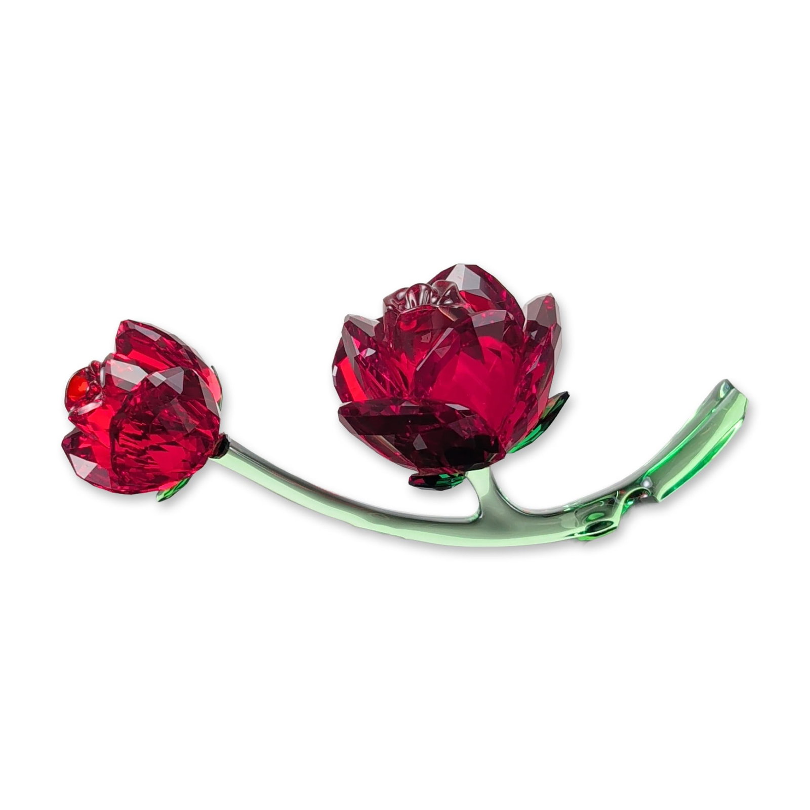 Swarovski Red Rose Paradise Flowers Crystal Figurine (1 of 6)