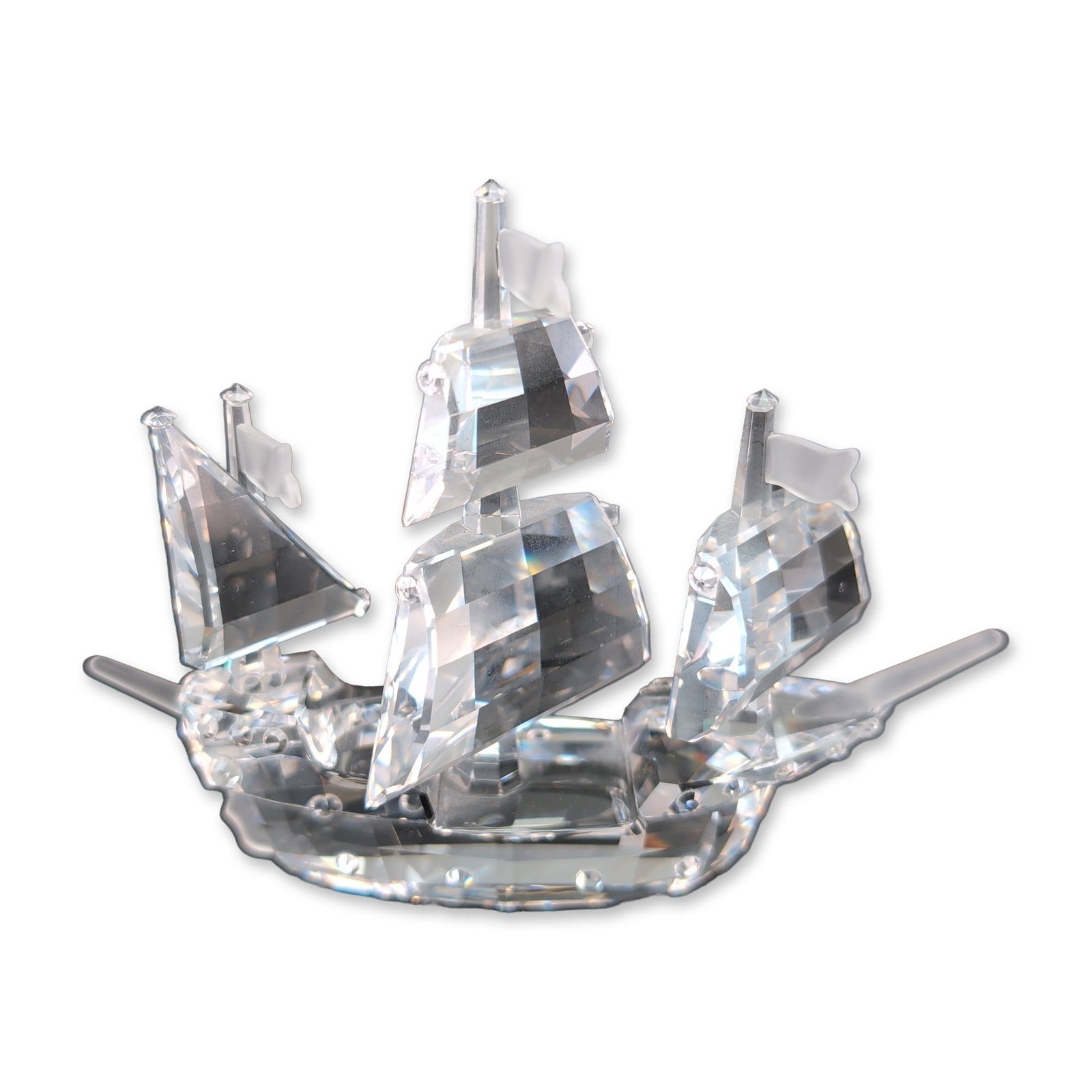 Swarovski Crystal Sailing Ship Figurine (1 of 4)