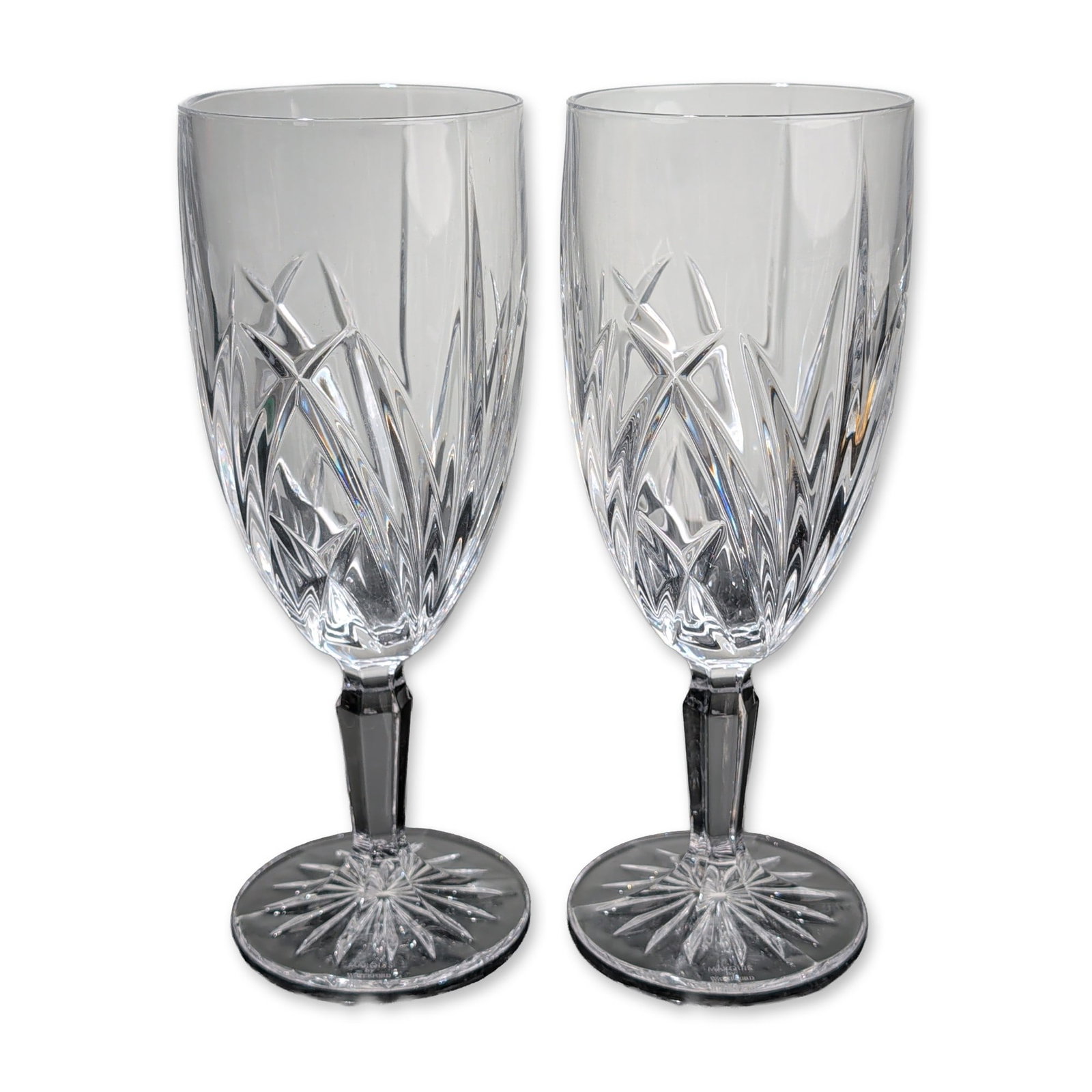 Pair of Marquis by Waterford Brookside Crystal Water Goblets (1 of 3)