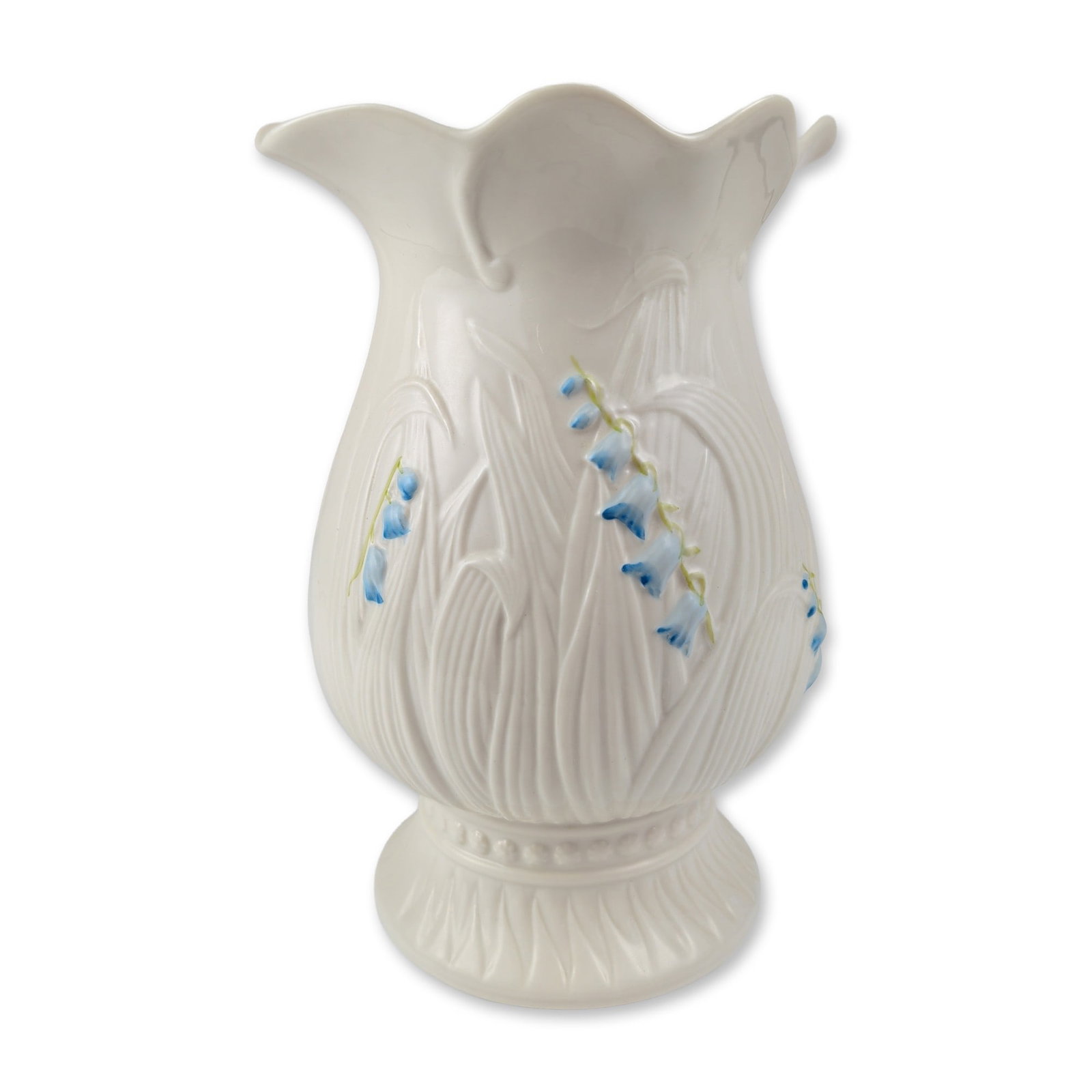 Belleek Ireland "Harebell" Bluebell Parian Porcelain Vase (1 of 4)