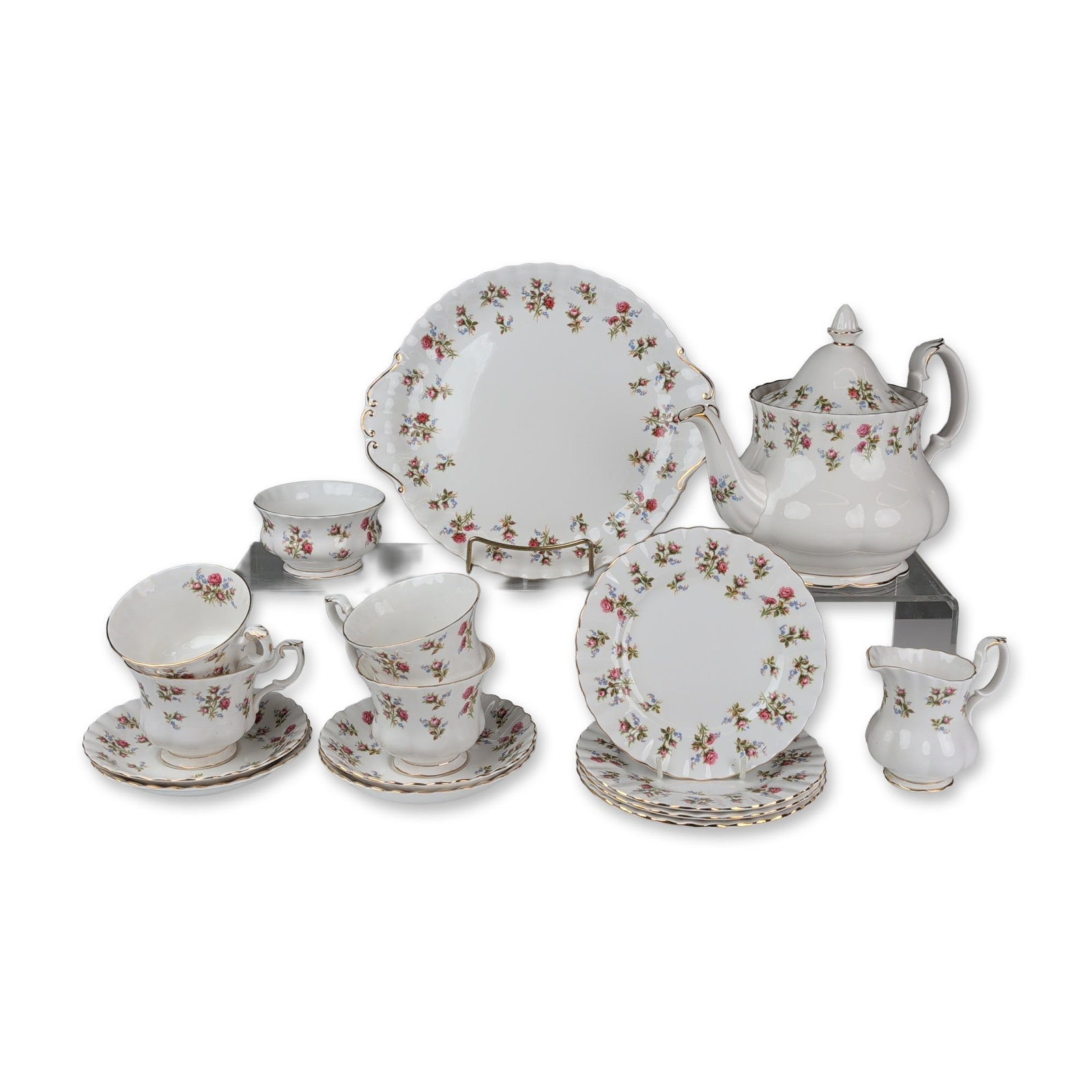 16pc Royal Albert Winsome Bone China Tea and Dessert Service, Service for 4 (1 of 5)