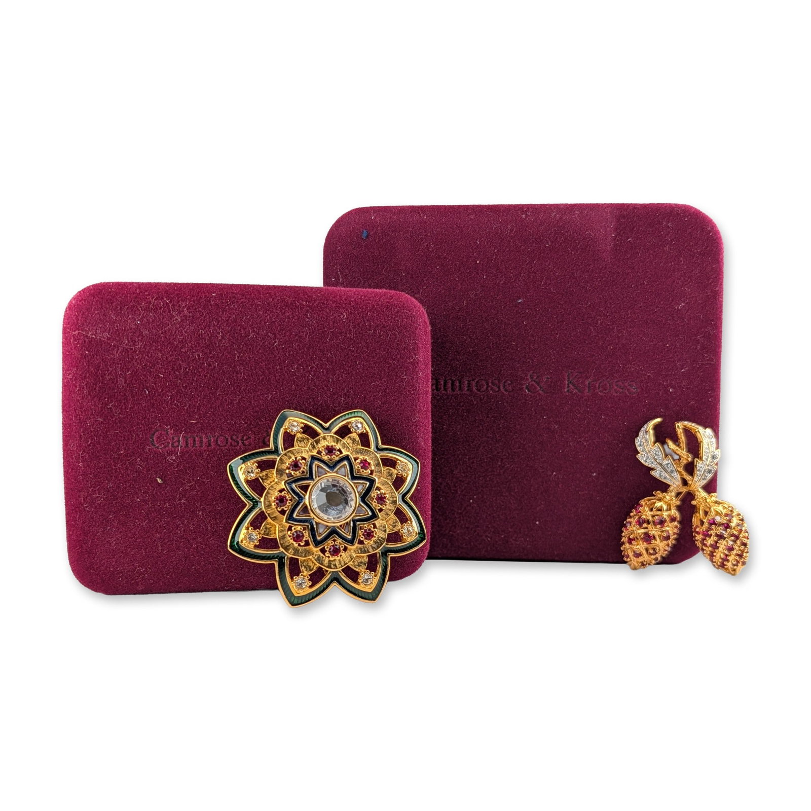 2pc Camrose and Kross Jacqueline Kennedy Collection Brooches (1 of 5)