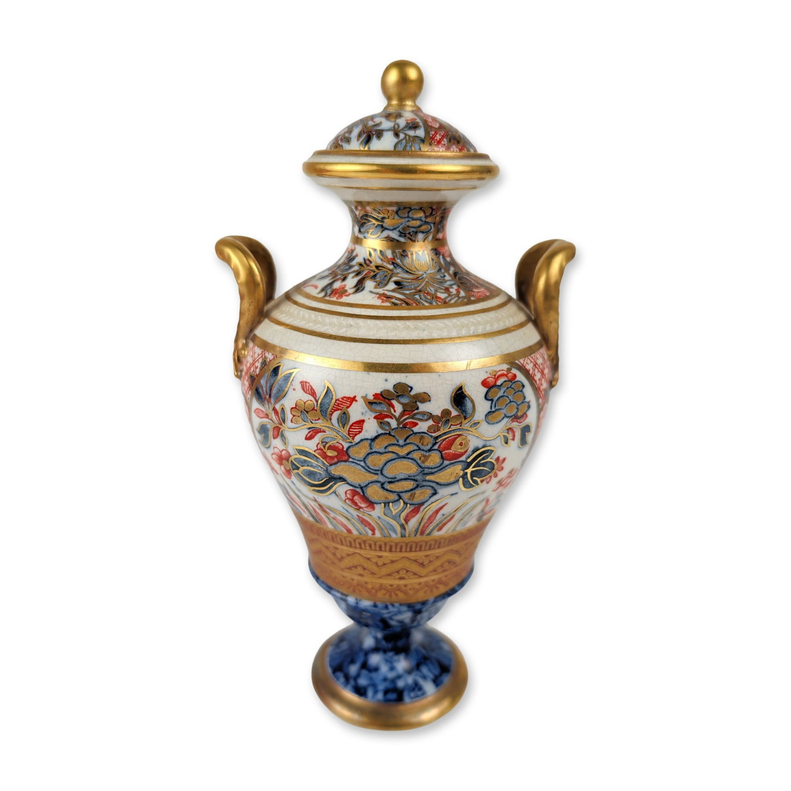 Wedgwood Imari Pattern Porcelain Lidded Vase (1 of 3)