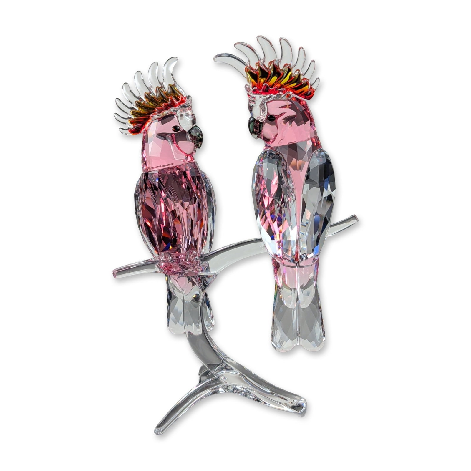 Swarovski Crystal Pink Cockatoos Figurine (1 of 6)