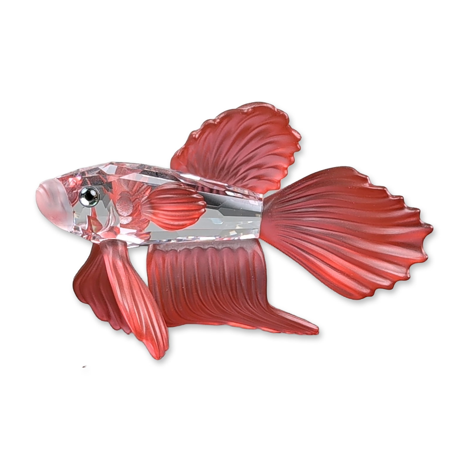 Swarovski Crystal Red Siamese Fighting Fish Figurine (1 of 6)
