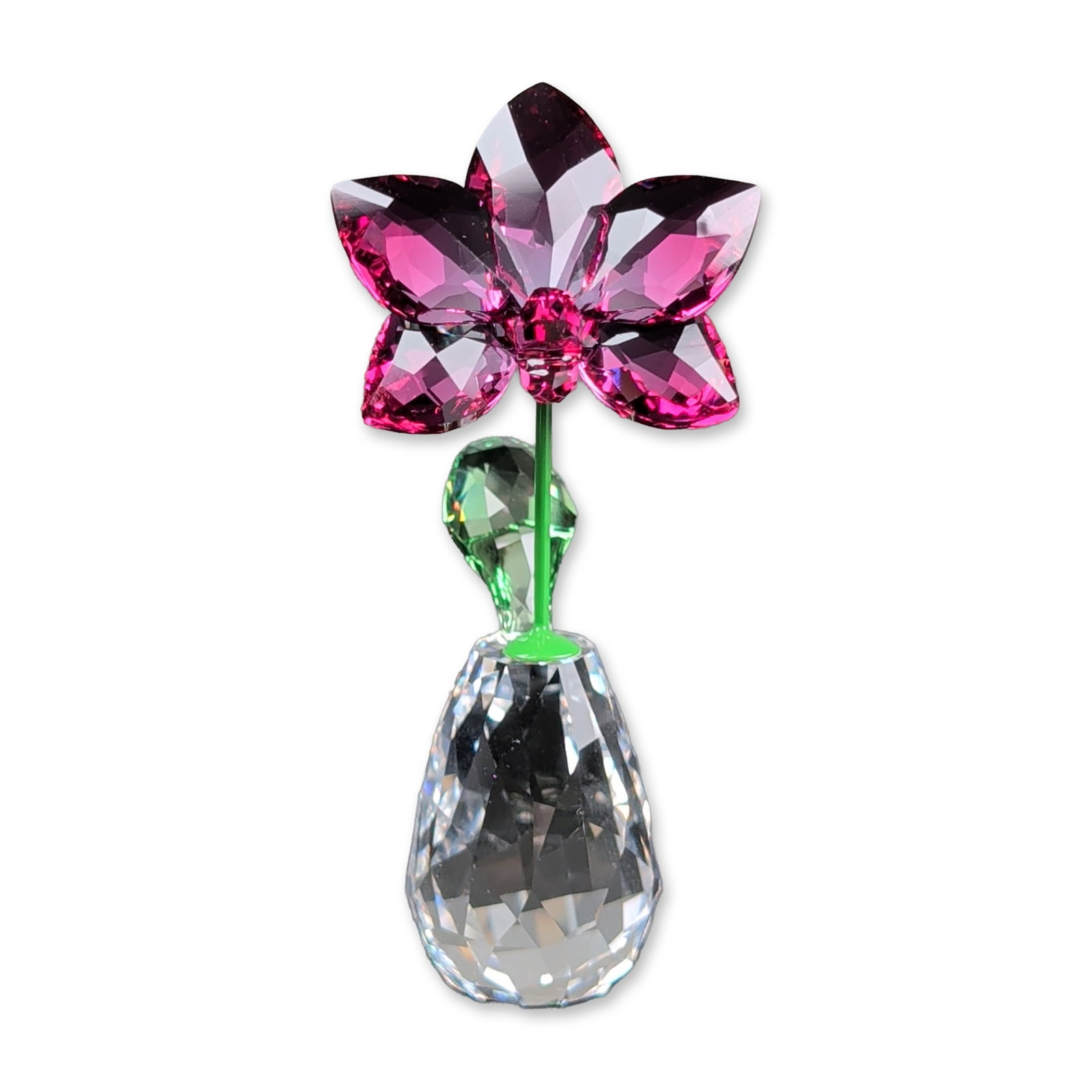 Swarovski Crystal Flower Dreams Figurine, Orchid (1 of 4)