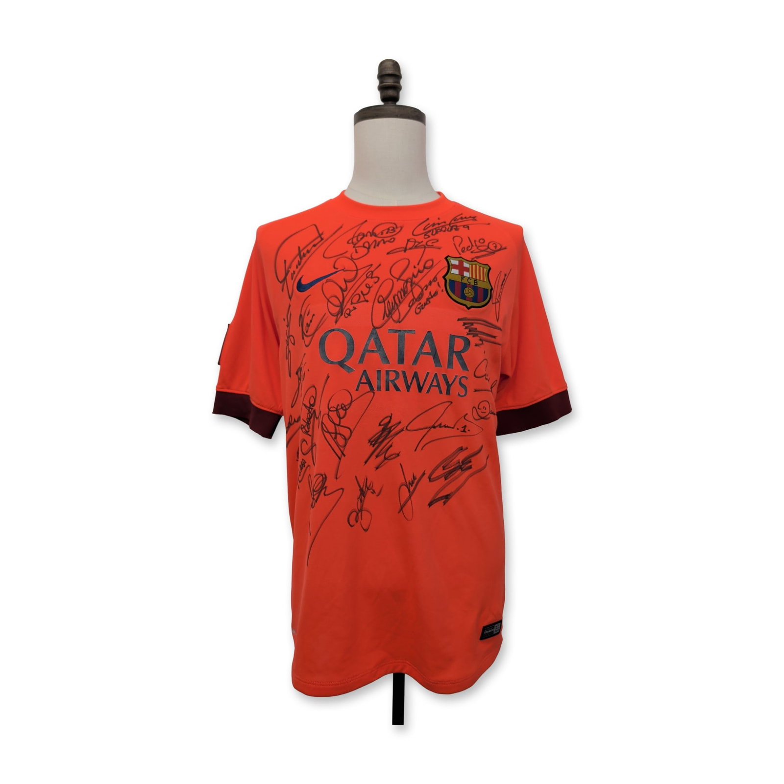 FC Barcelona 2014-2015 Team Signed Nike Away Soccer Jersey (1 of 7)