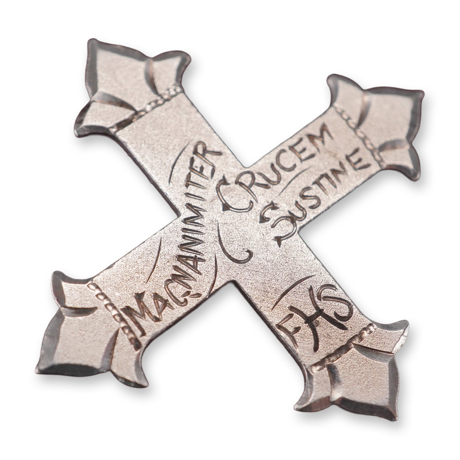 James Avery Sterling Silver Magnanimiter Crucem Sustine Pin (1 of 7)