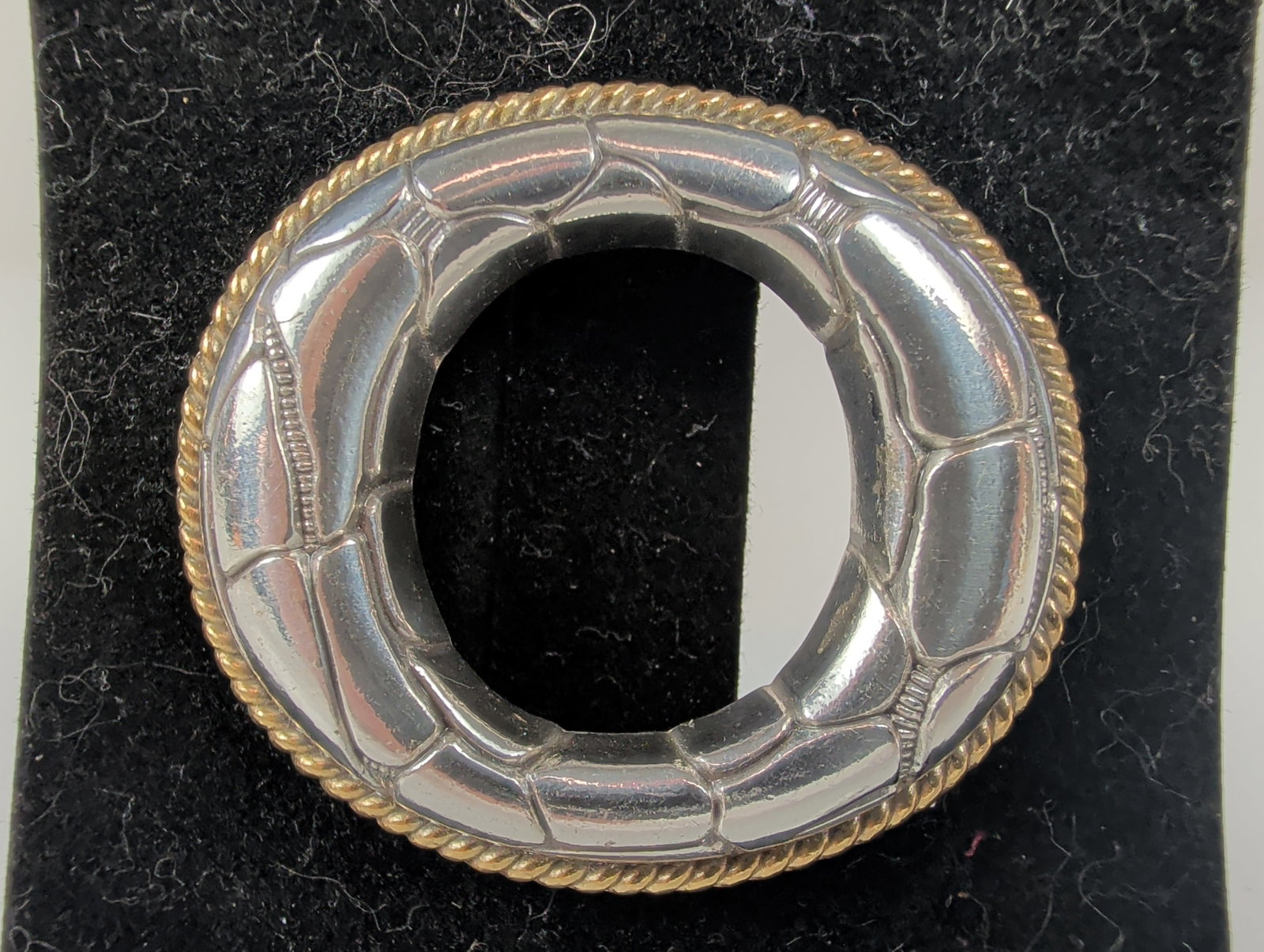 Terry Stack Two-Tone Belt Buckle - 2