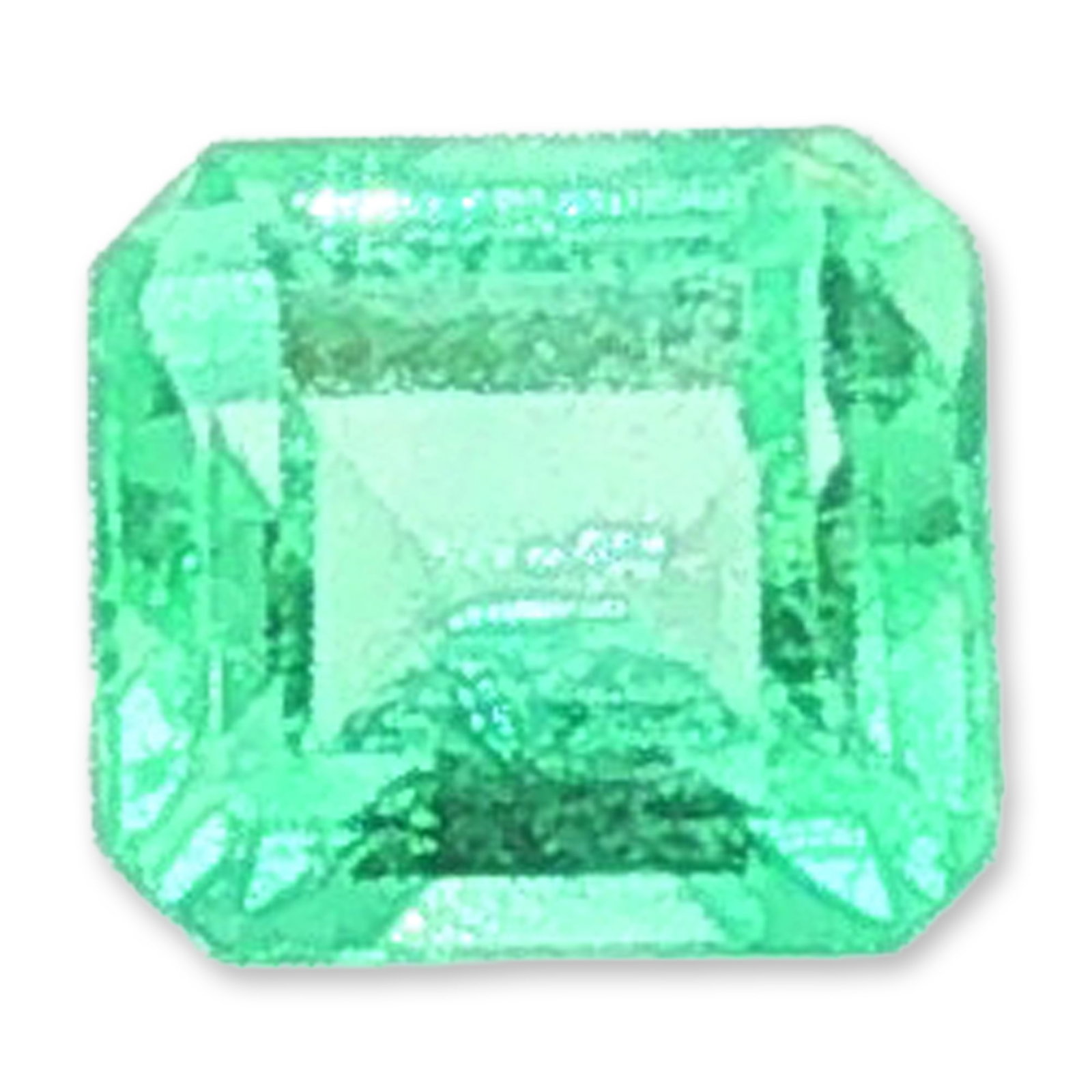 Colombian Emerald Cut Emerald Gemstone (1 of 3)