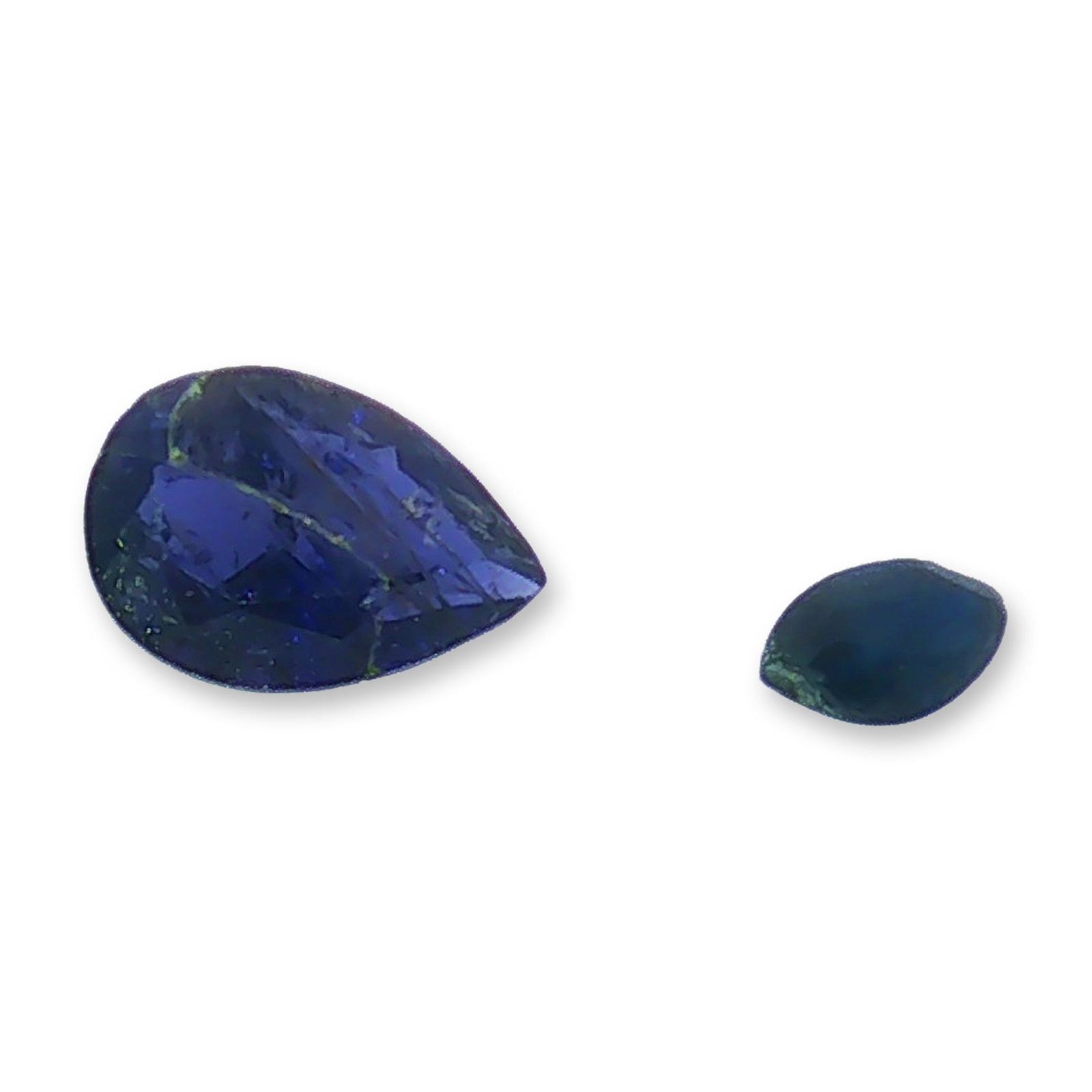 Two Loose Royal Blue Sapphire Gemstones (1 of 4)
