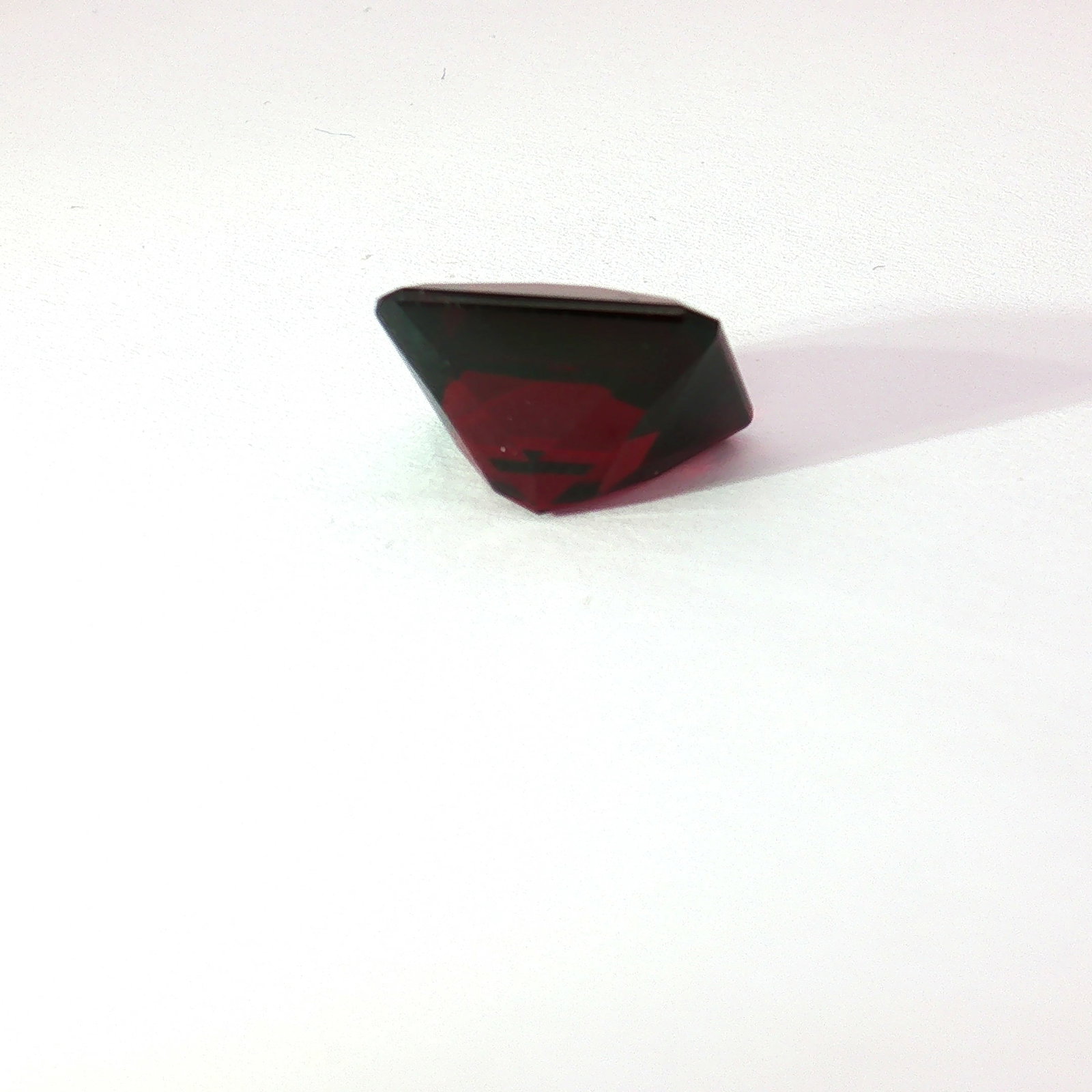 Rectangular Cut Red Garnet Loose Gemstone - 4