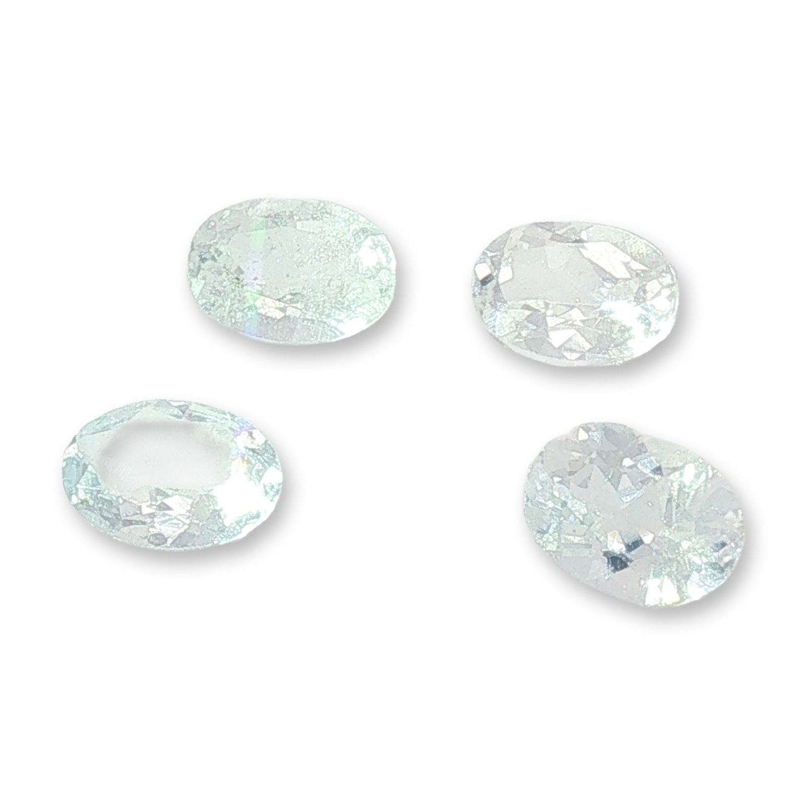 4pc Collection of Loose White Topaz Gemstones (1 of 4)