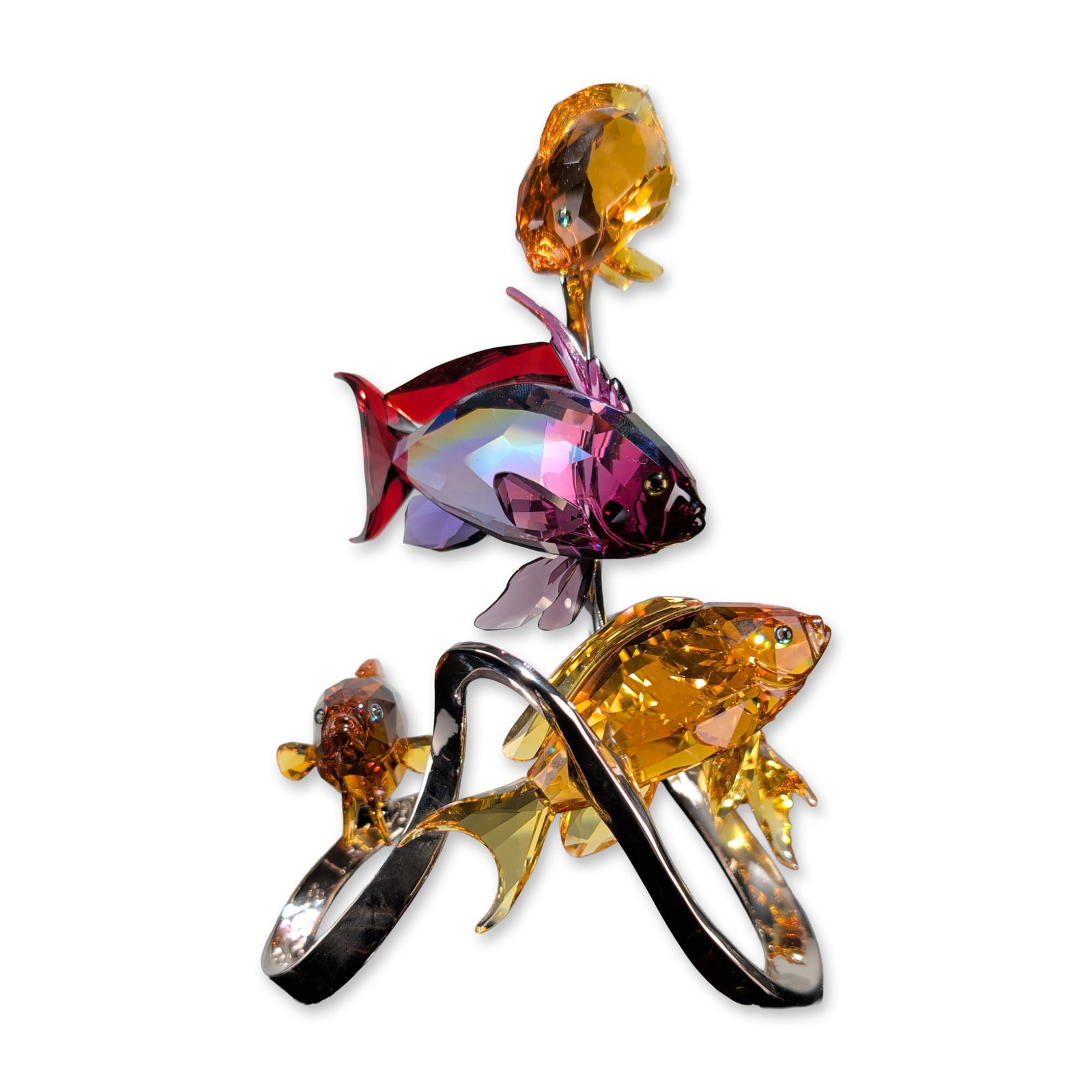 Swarovski Crystal Sea Goldies Fish Sculpture (1 of 6)