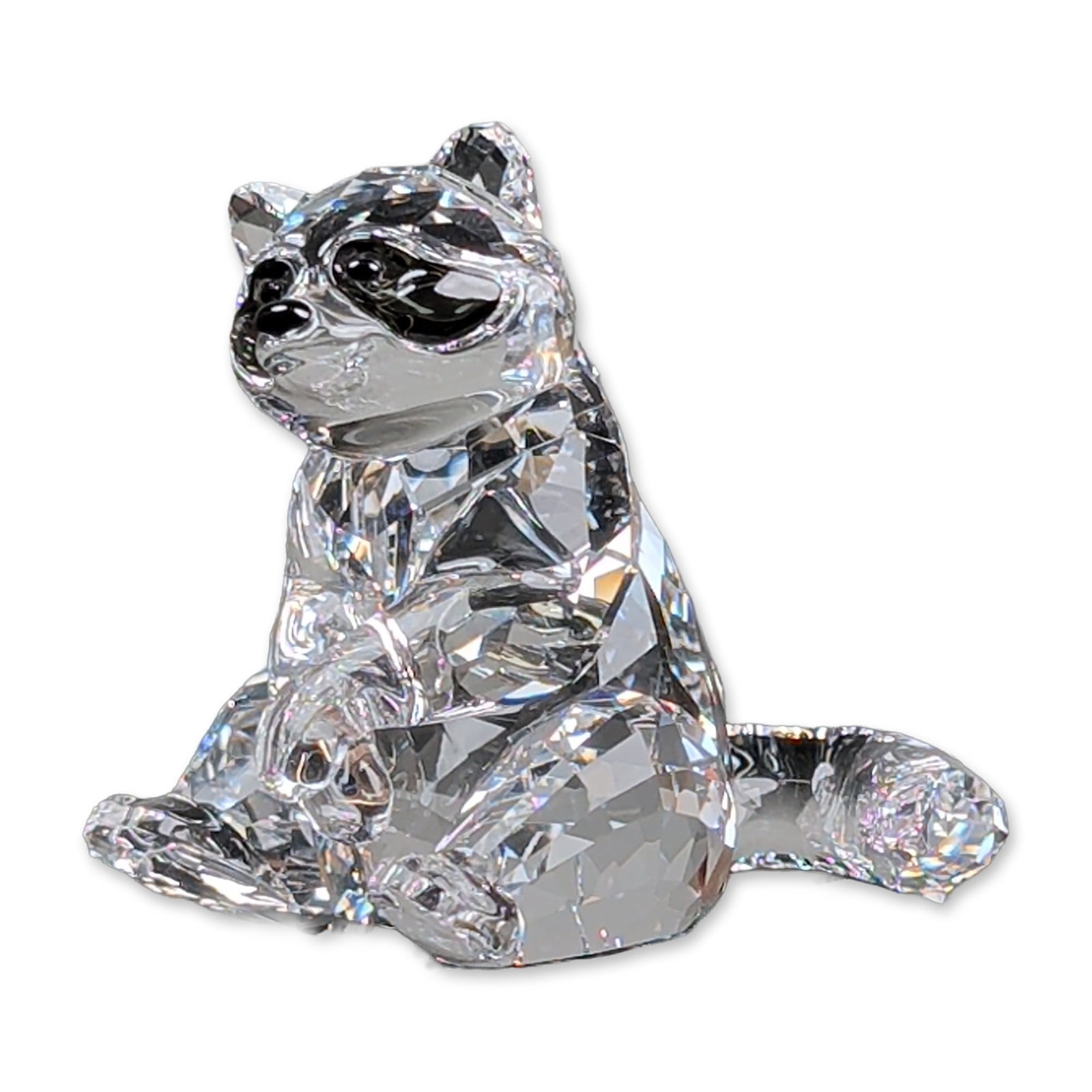 Swarovski Crystal Figurine, Raccoon, Signed (1 of 5)