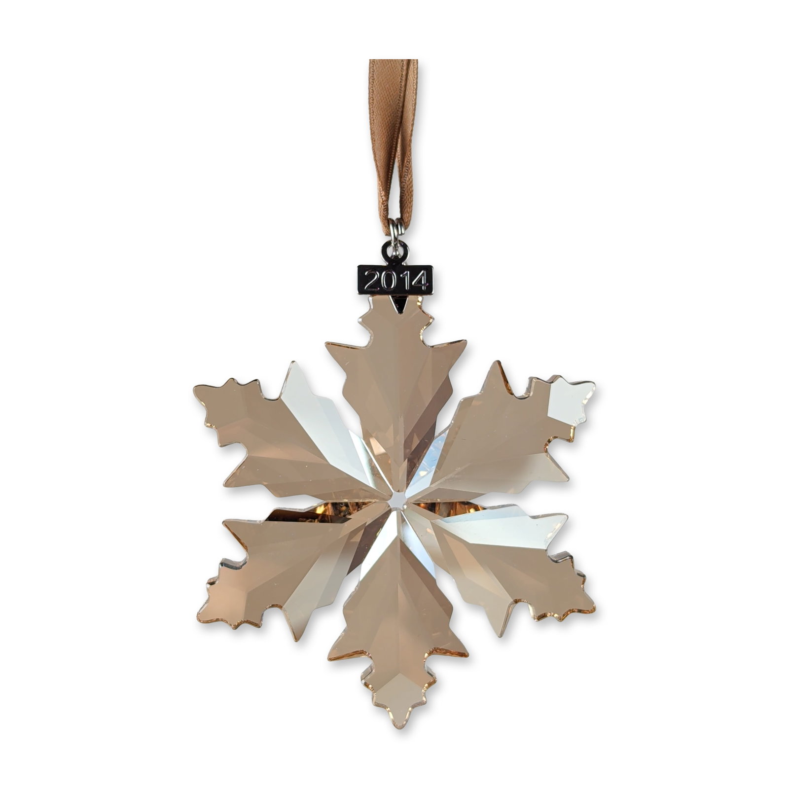 Swarovski 2014 Annual Edition Golden Shadow Snowflake Ornament (1 of 5)