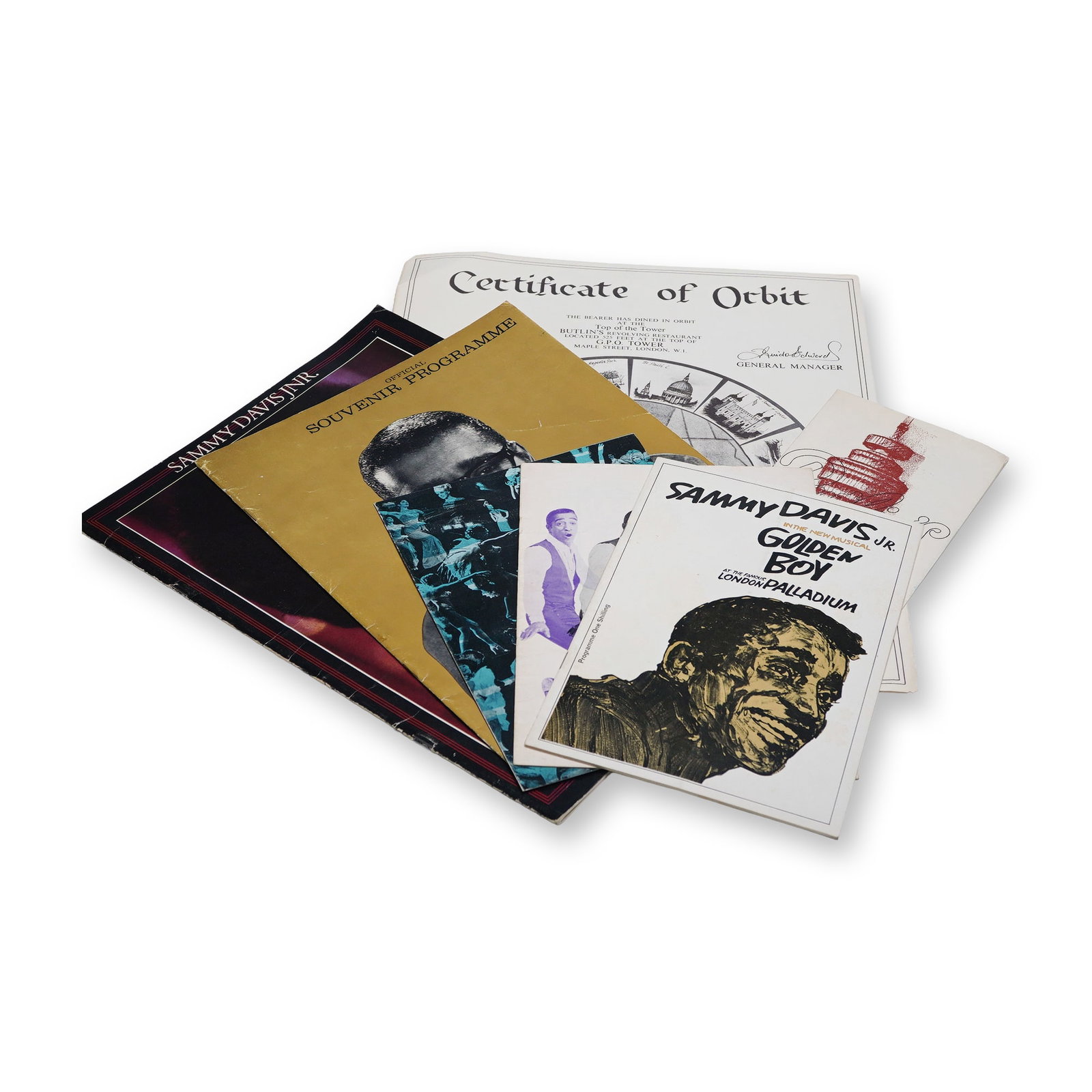 6pc Sammy Davis Jr and London Theatre Souvenir Booklets (1 of 4)