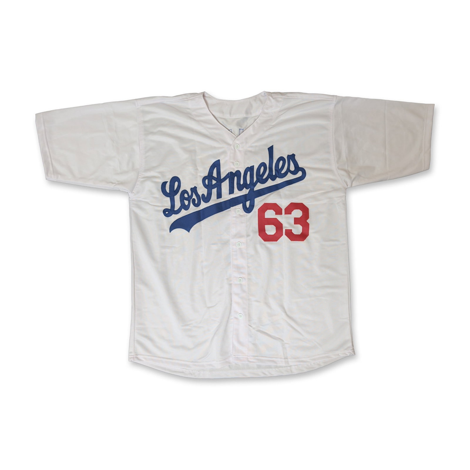 Kyle Hurt Signed Dodgers Replica Jersey (1 of 4)